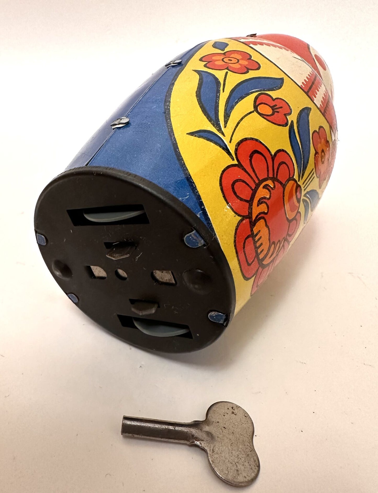 USSR vintage wind-up matryoshka