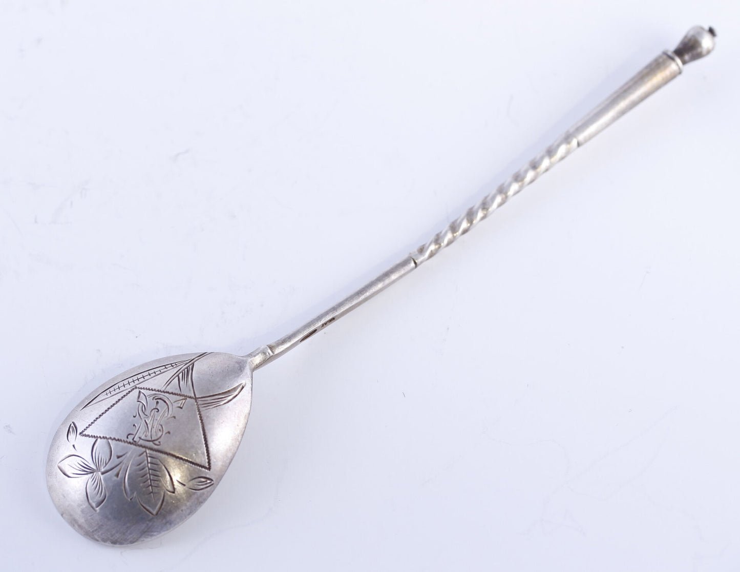 Russian Empire era silver spoon (84 standard)