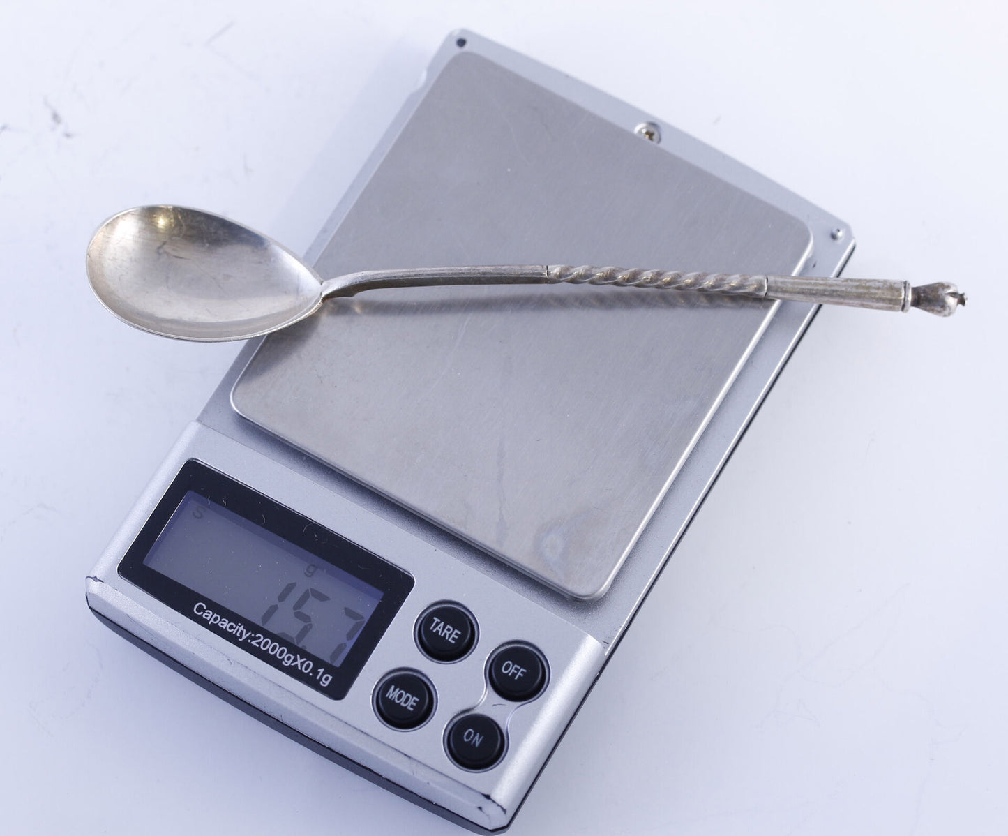 Russian Empire era silver spoon (84 standard)