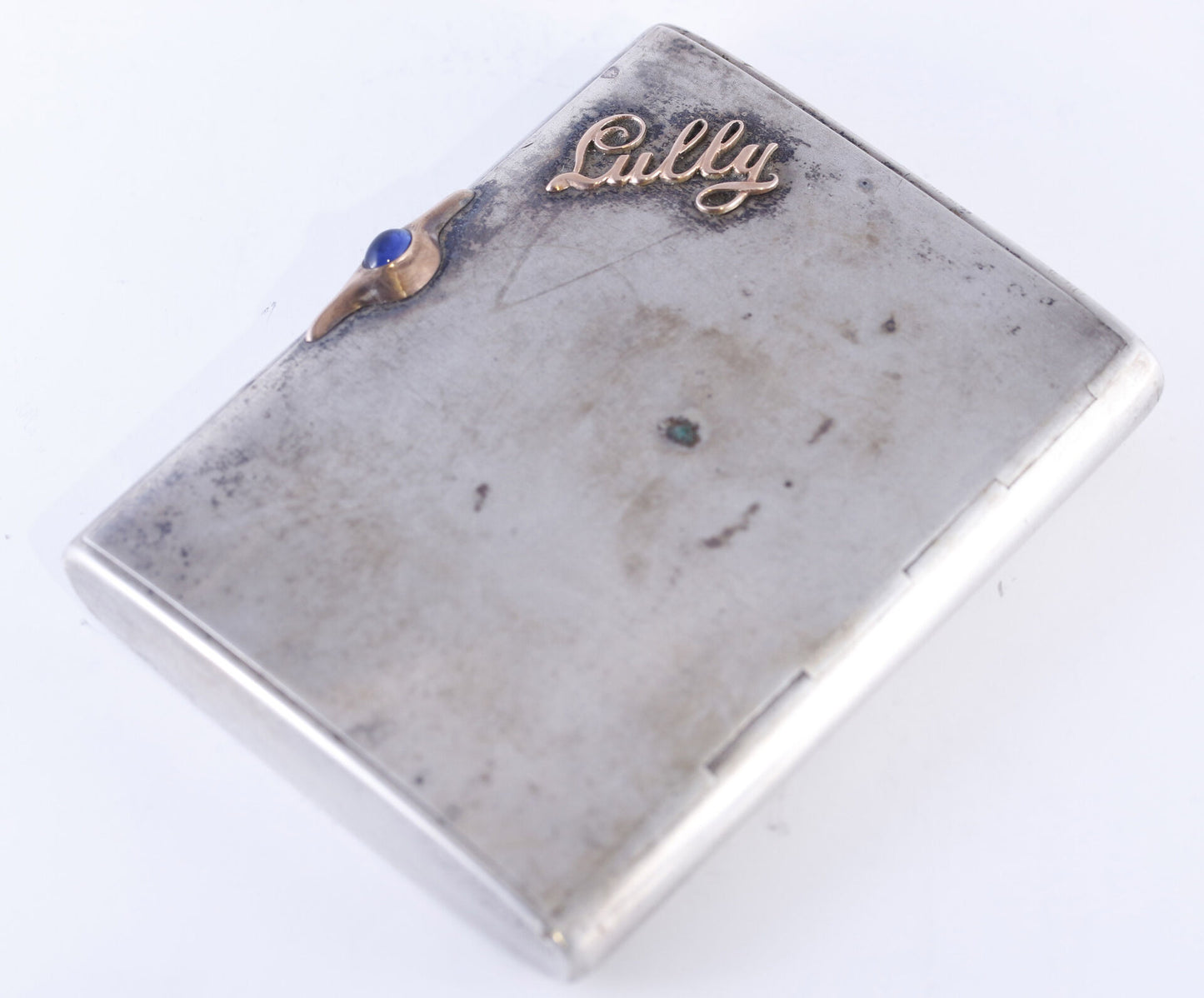 Silver sigarette case "Lully"