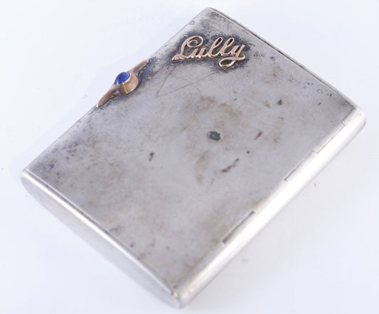 Silver sigarette case "Lully"