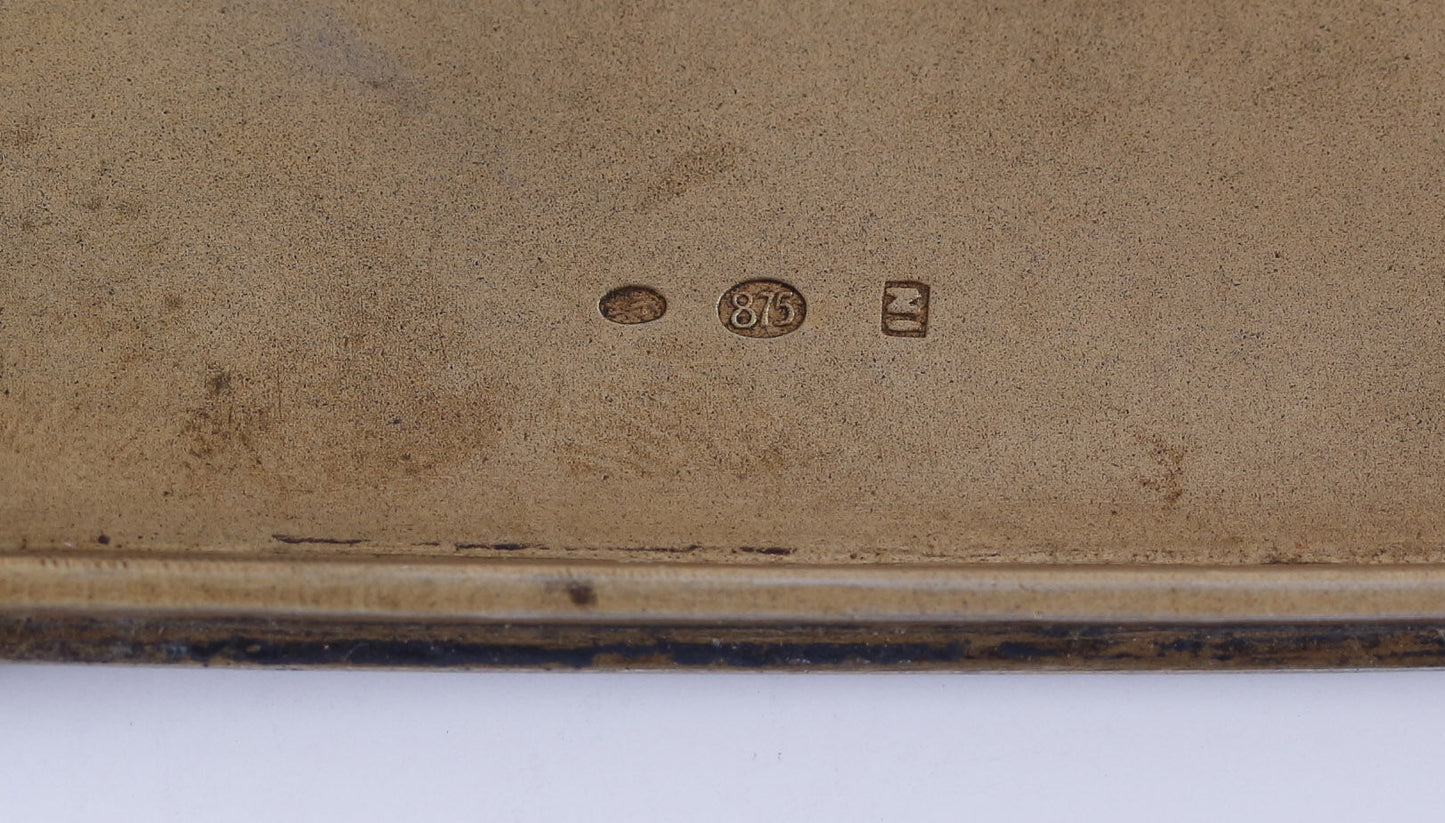 Silver sigarette case "Lully"