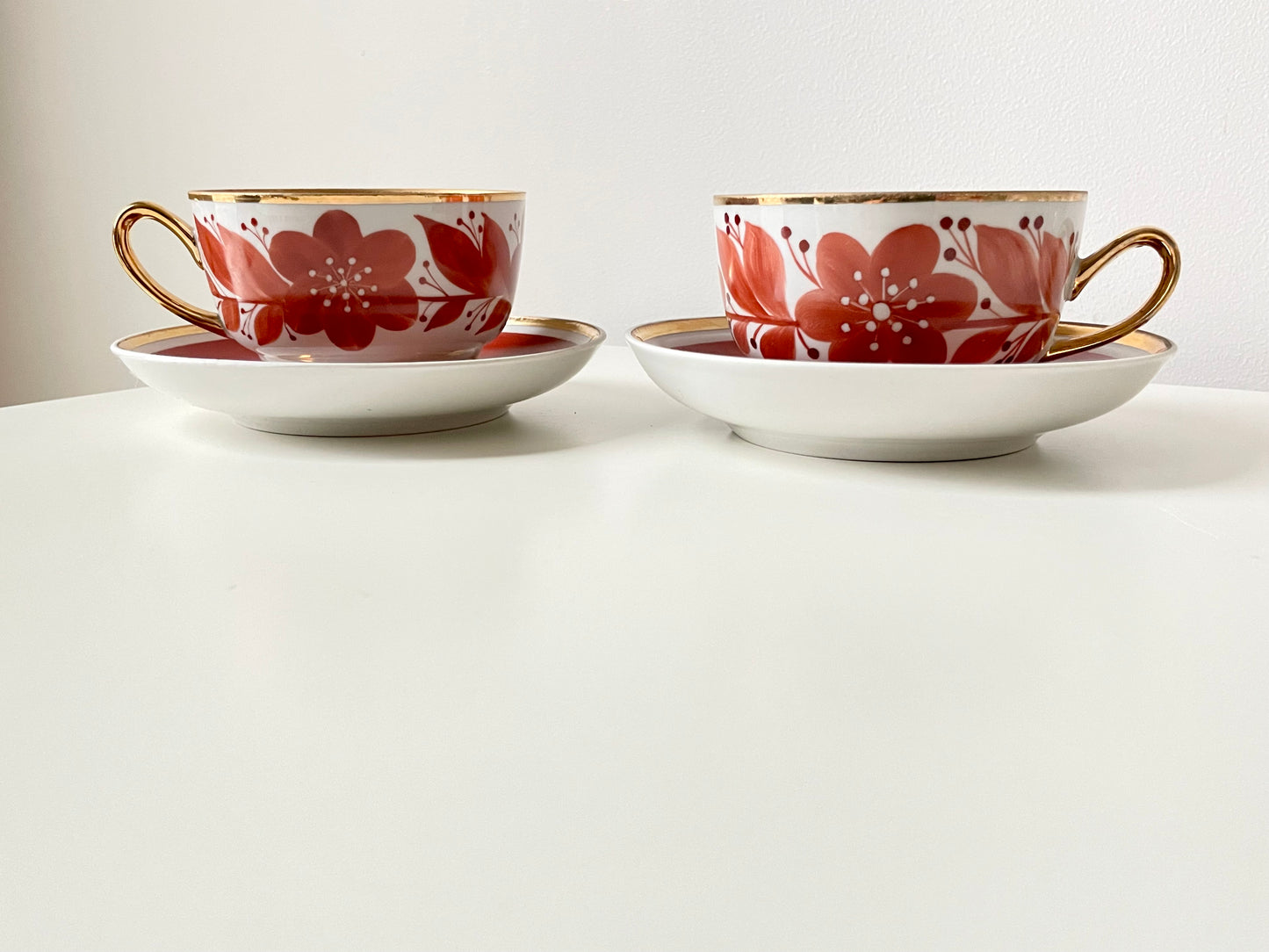 2 Soviet Union times ARS porcelain duos