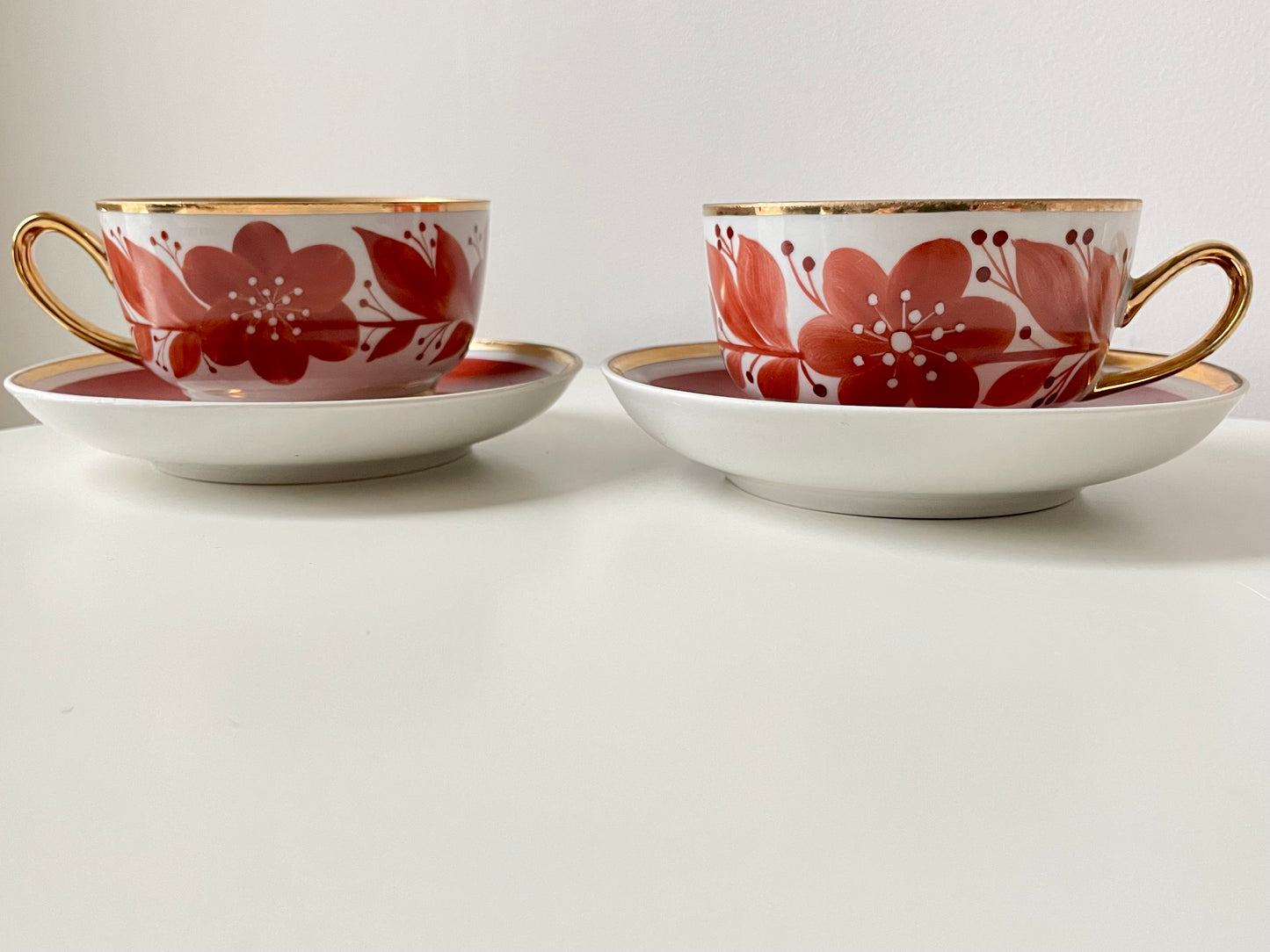 2 Soviet Union times ARS porcelain duos