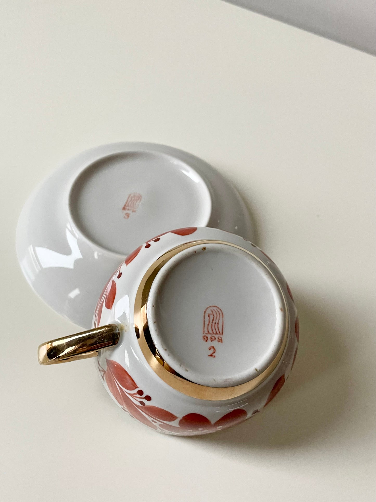 2 Soviet Union times ARS porcelain duos