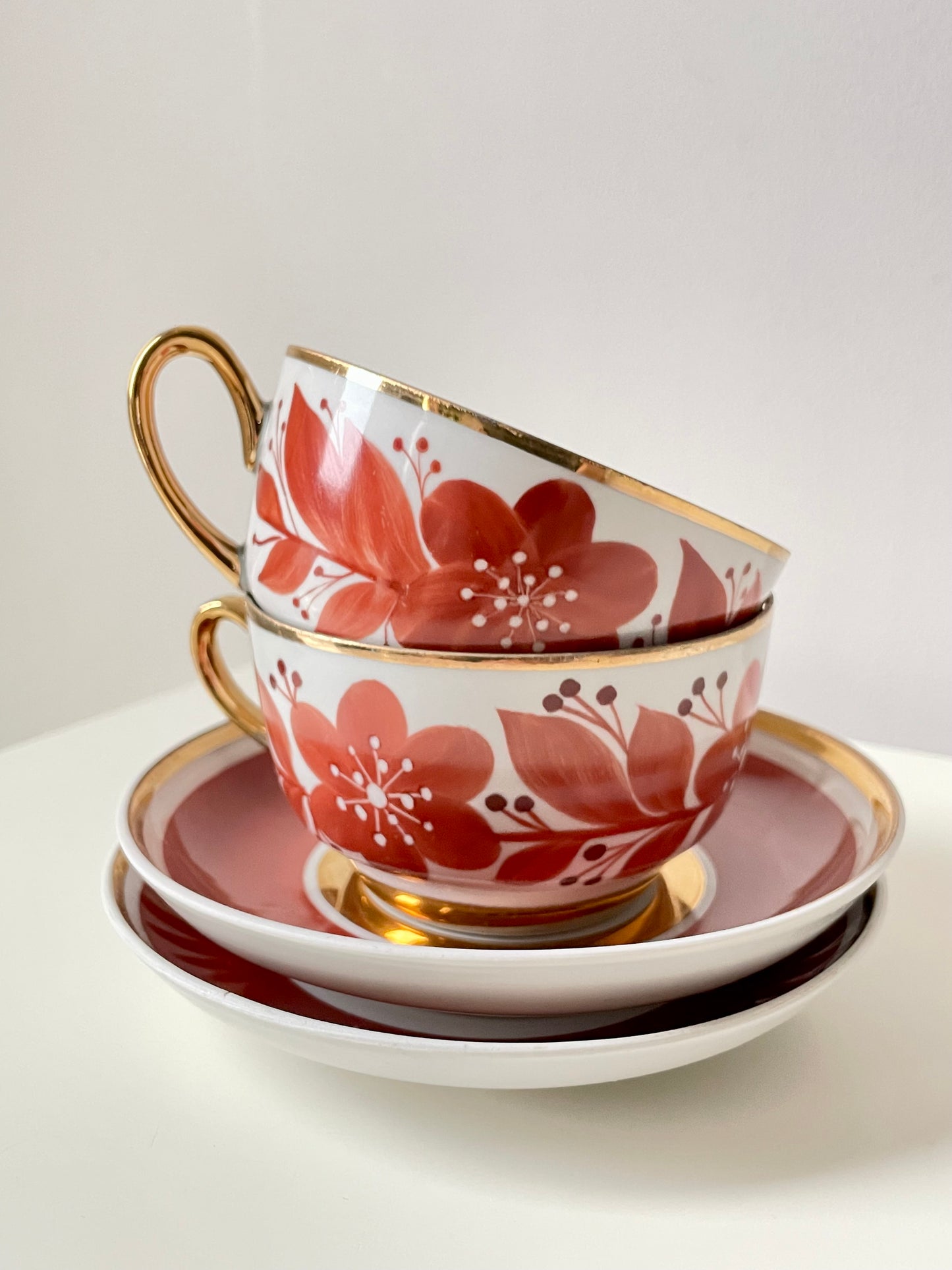 2 Soviet Union times ARS porcelain duos