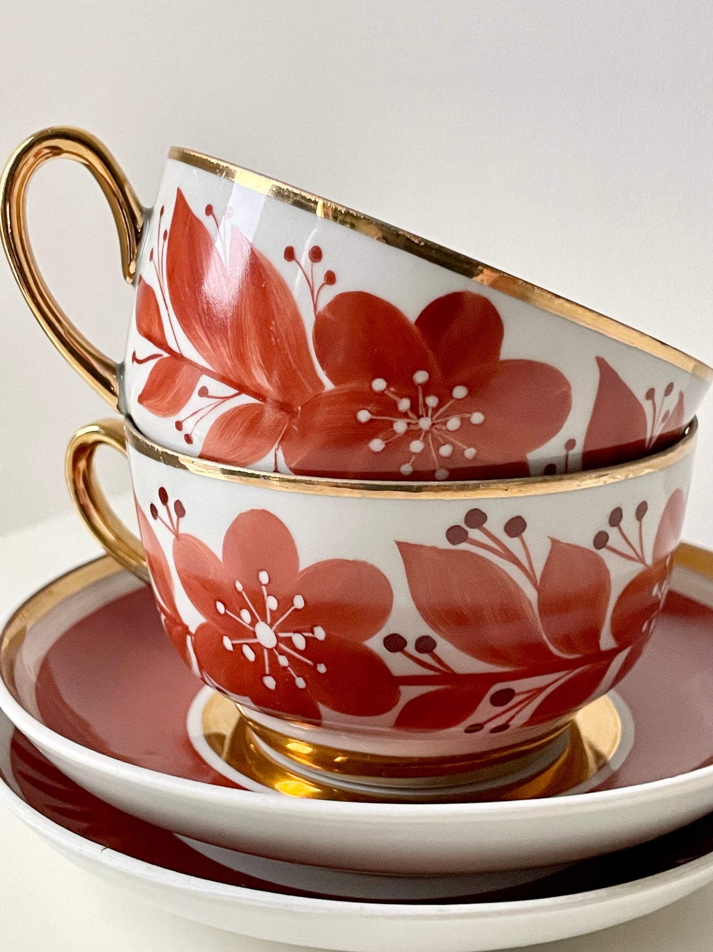 2 Soviet Union times ARS porcelain duos