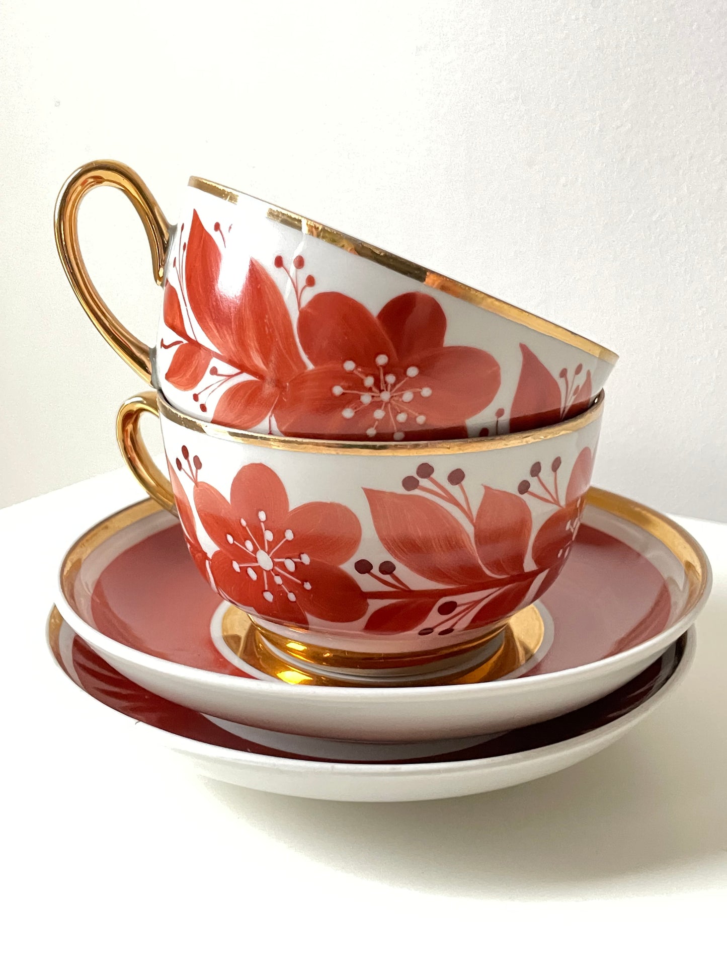 2 Soviet Union times ARS porcelain duos