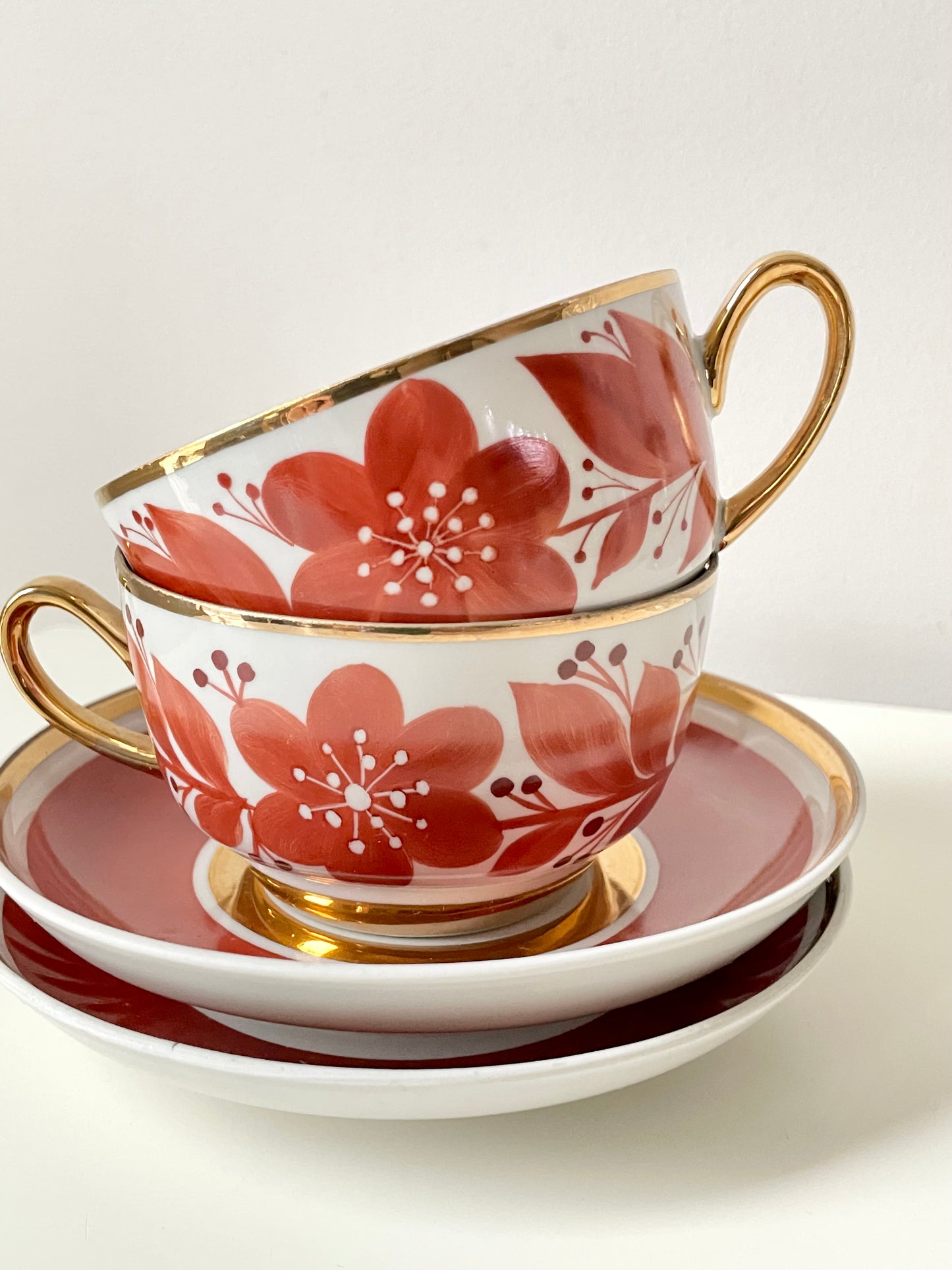 2 Soviet Union times ARS porcelain duos