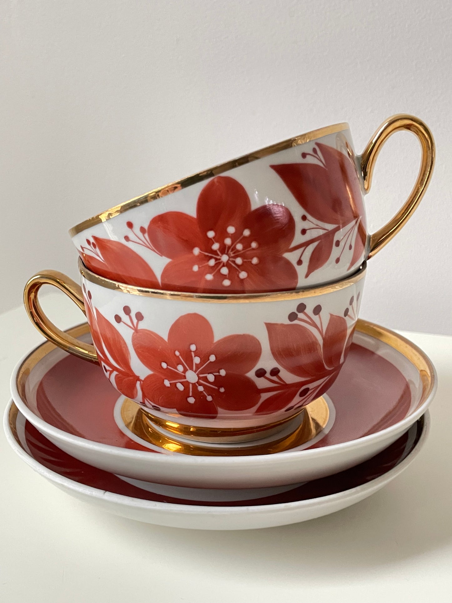 2 Soviet Union times ARS porcelain duos