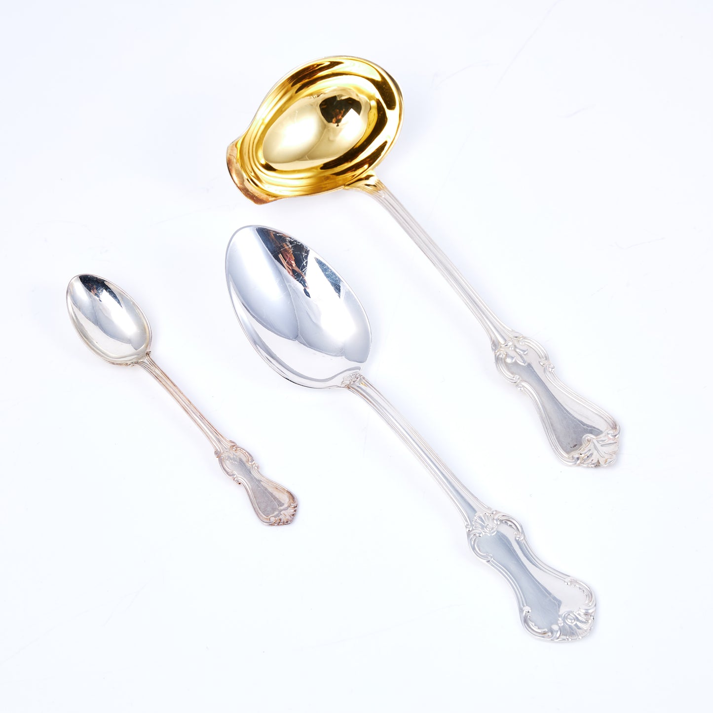 Swedish silverware set of model “Olga” and “Patricia”, G.A.B, MEMA