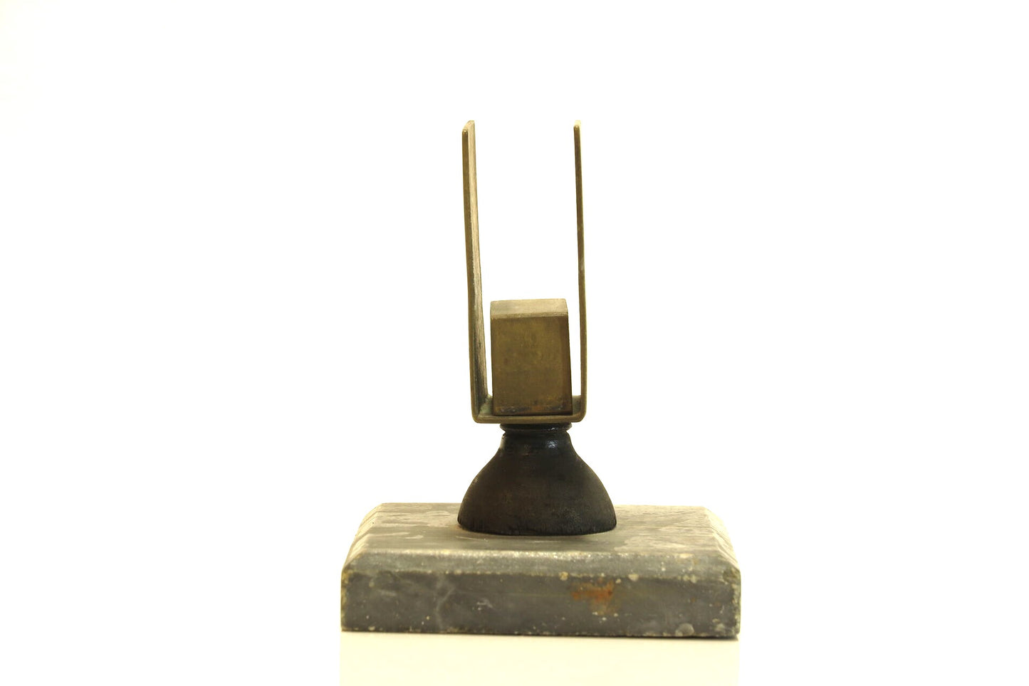 Matchbox stand on the stone foot