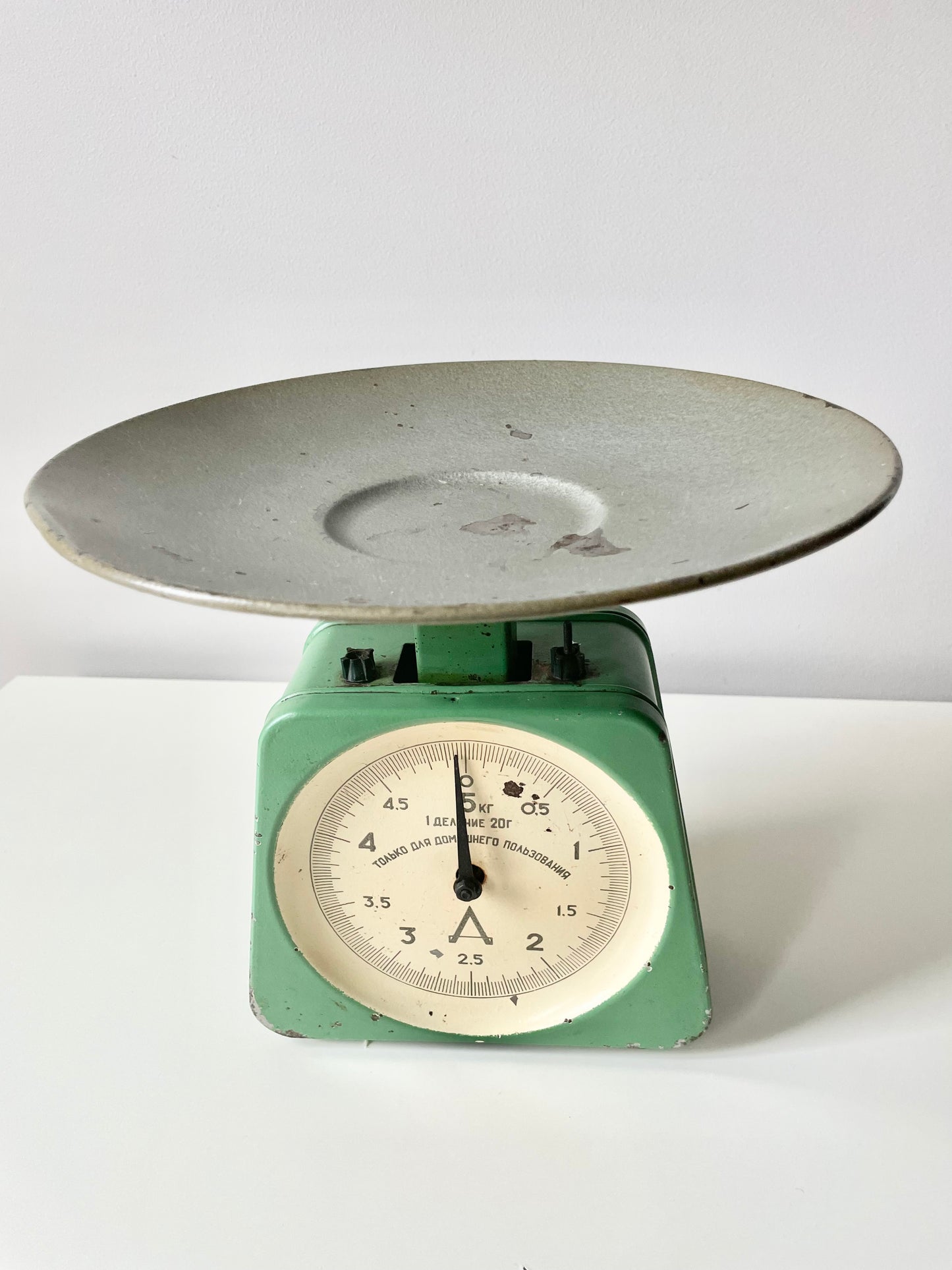 Vintage USSR kitchen scale from 50-60ies