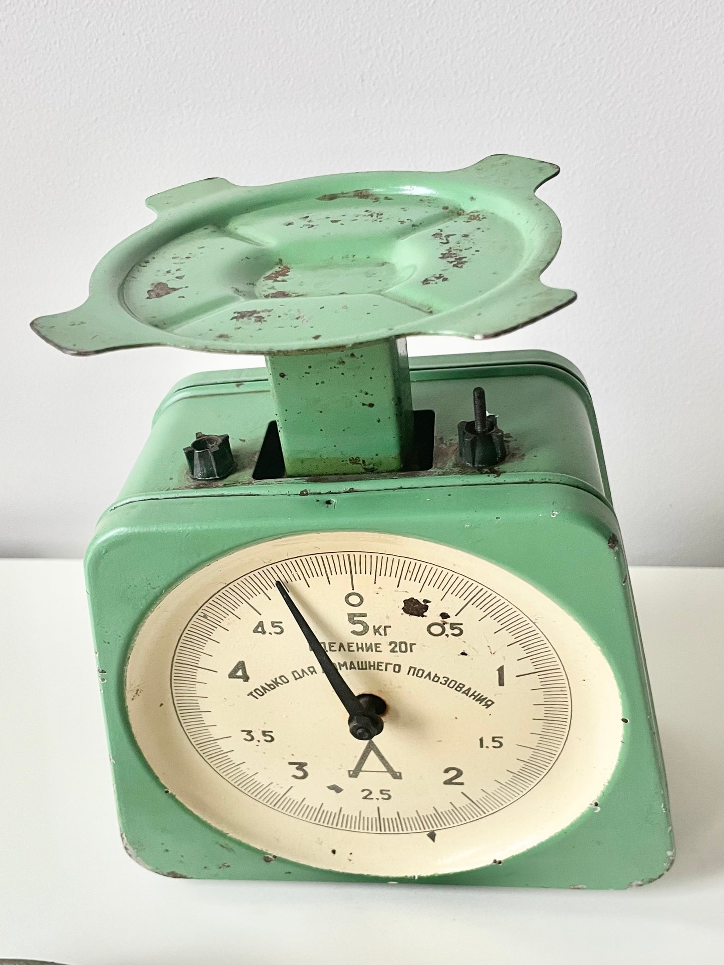 Vintage USSR kitchen scale from 50-60ies