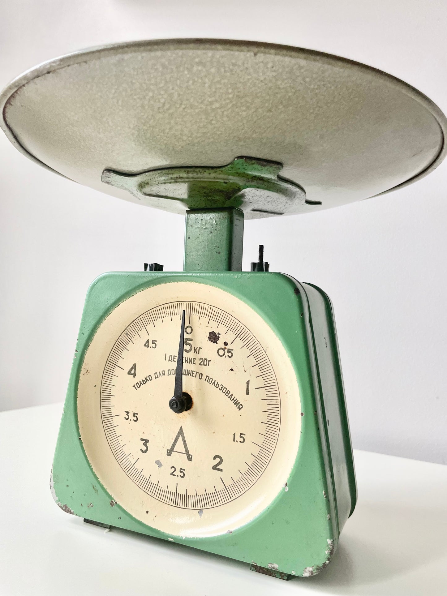 Vintage USSR kitchen scale from 50-60ies