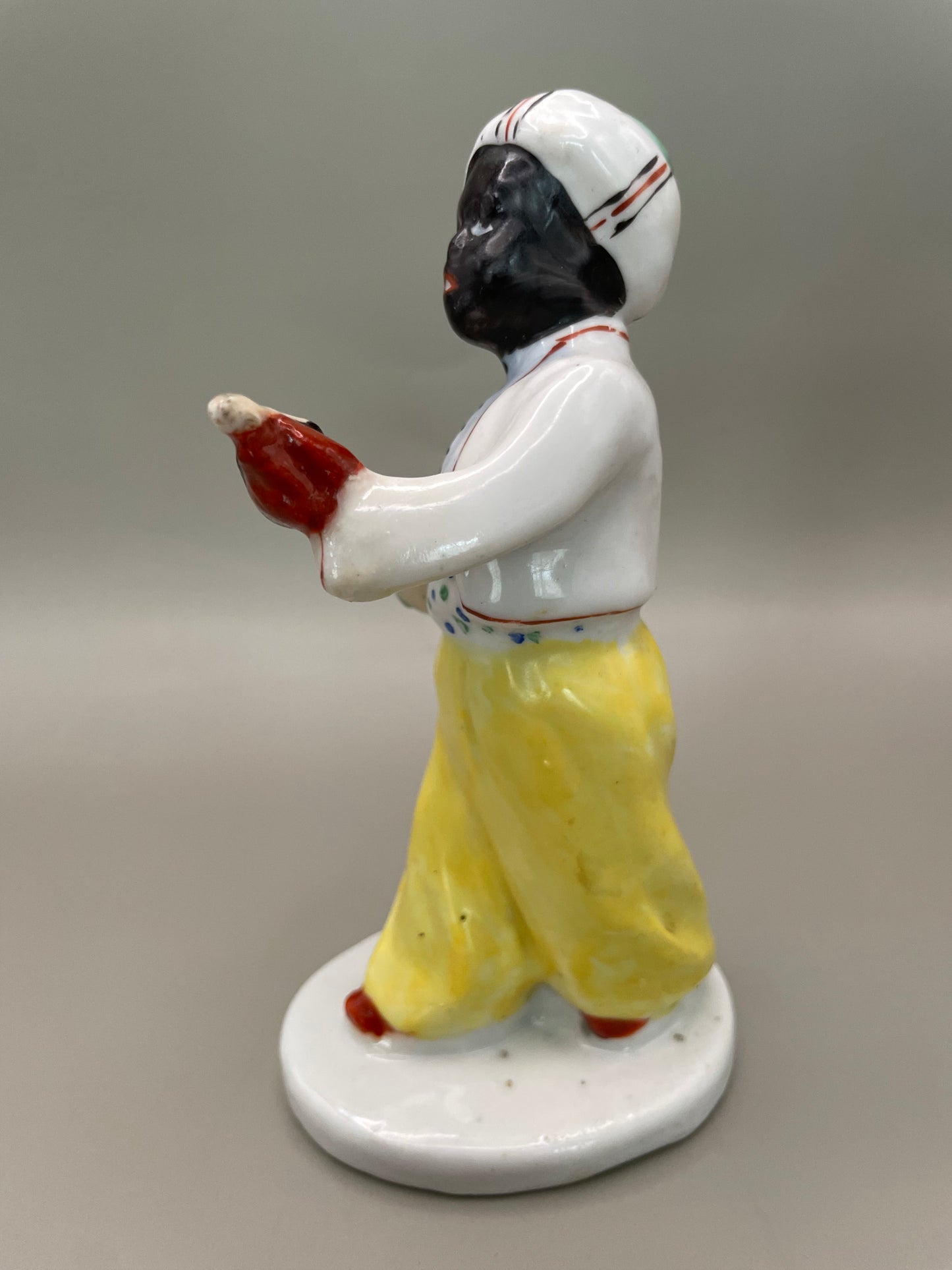 Arabian boy with banjo figurine by Gorodnitsa