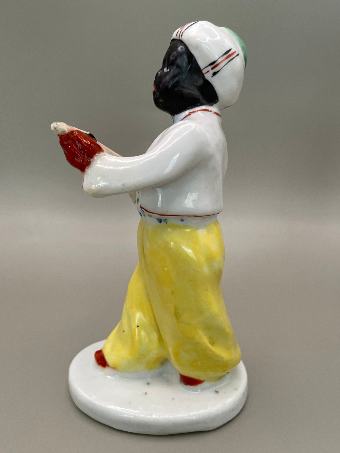 Arabian boy with banjo figurine by Gorodnitsa