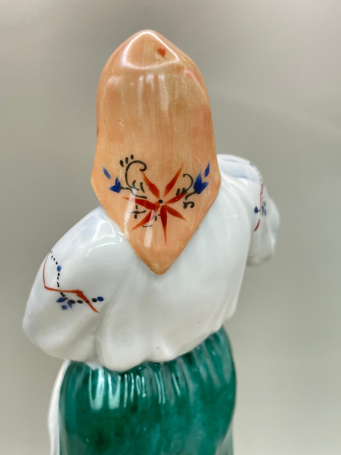Farm woman with pig figurine by Gorodnitsa from 30ies