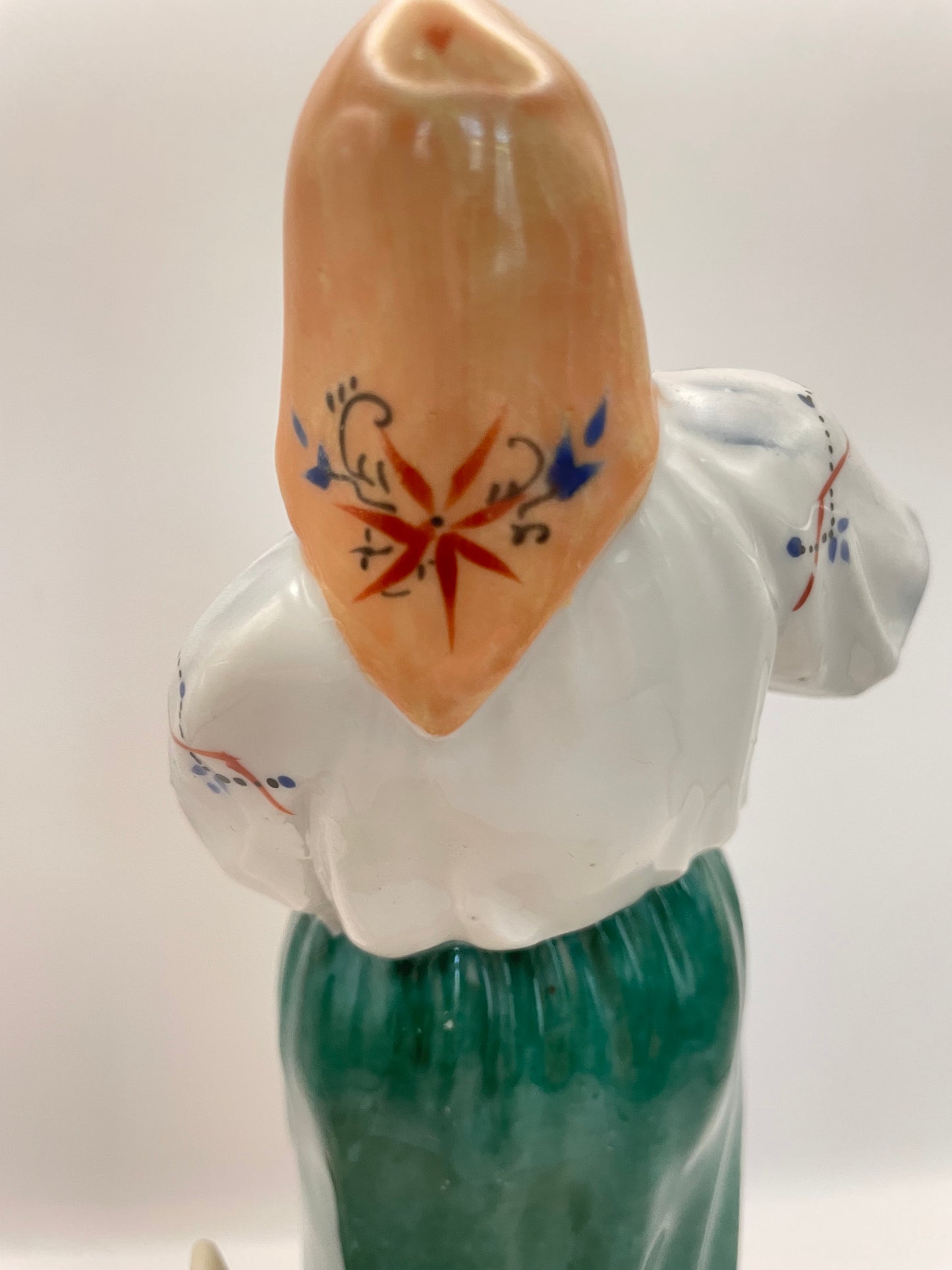 Farm woman with pig figurine by Gorodnitsa from 30ies