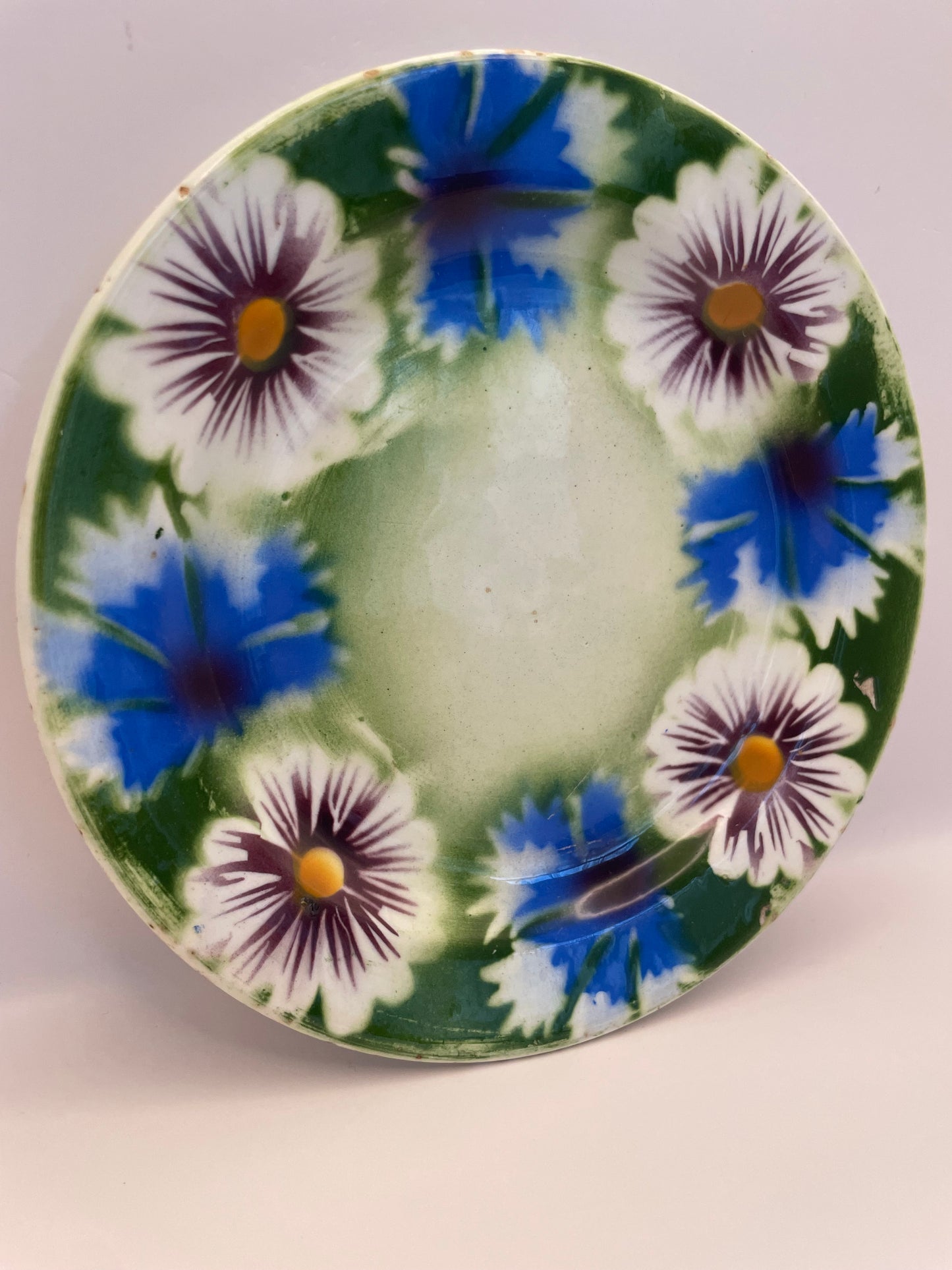 Charming Kuznetsov's fajans plate