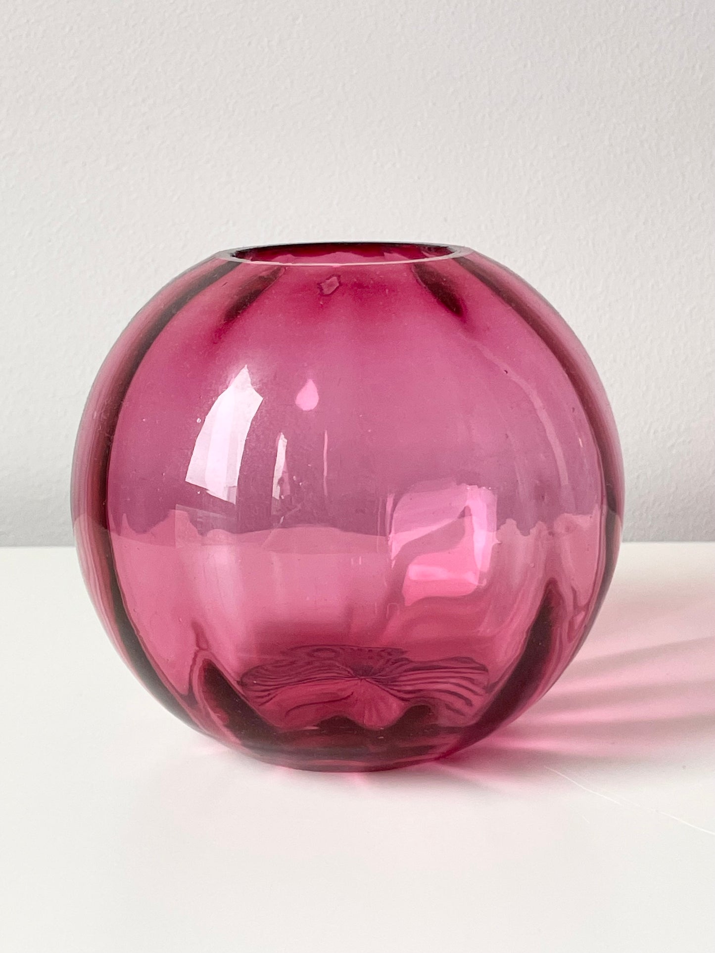 Glass Vase produced by Johannes Lorup manufactury