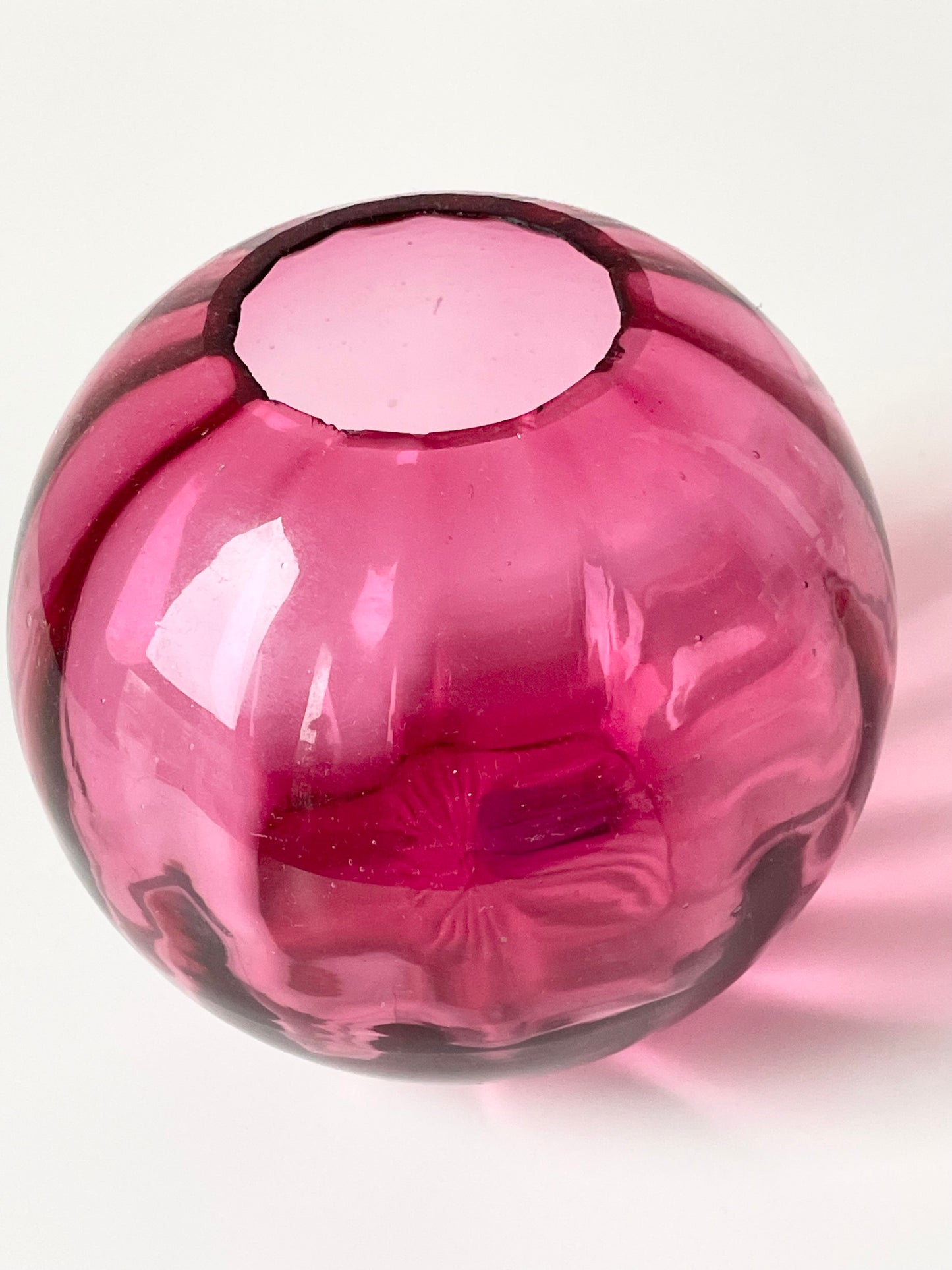 Glass Vase produced by Johannes Lorup manufactury