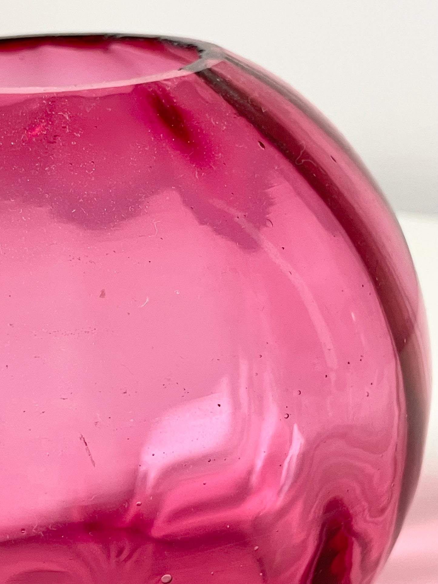 Glass Vase produced by Johannes Lorup manufactury