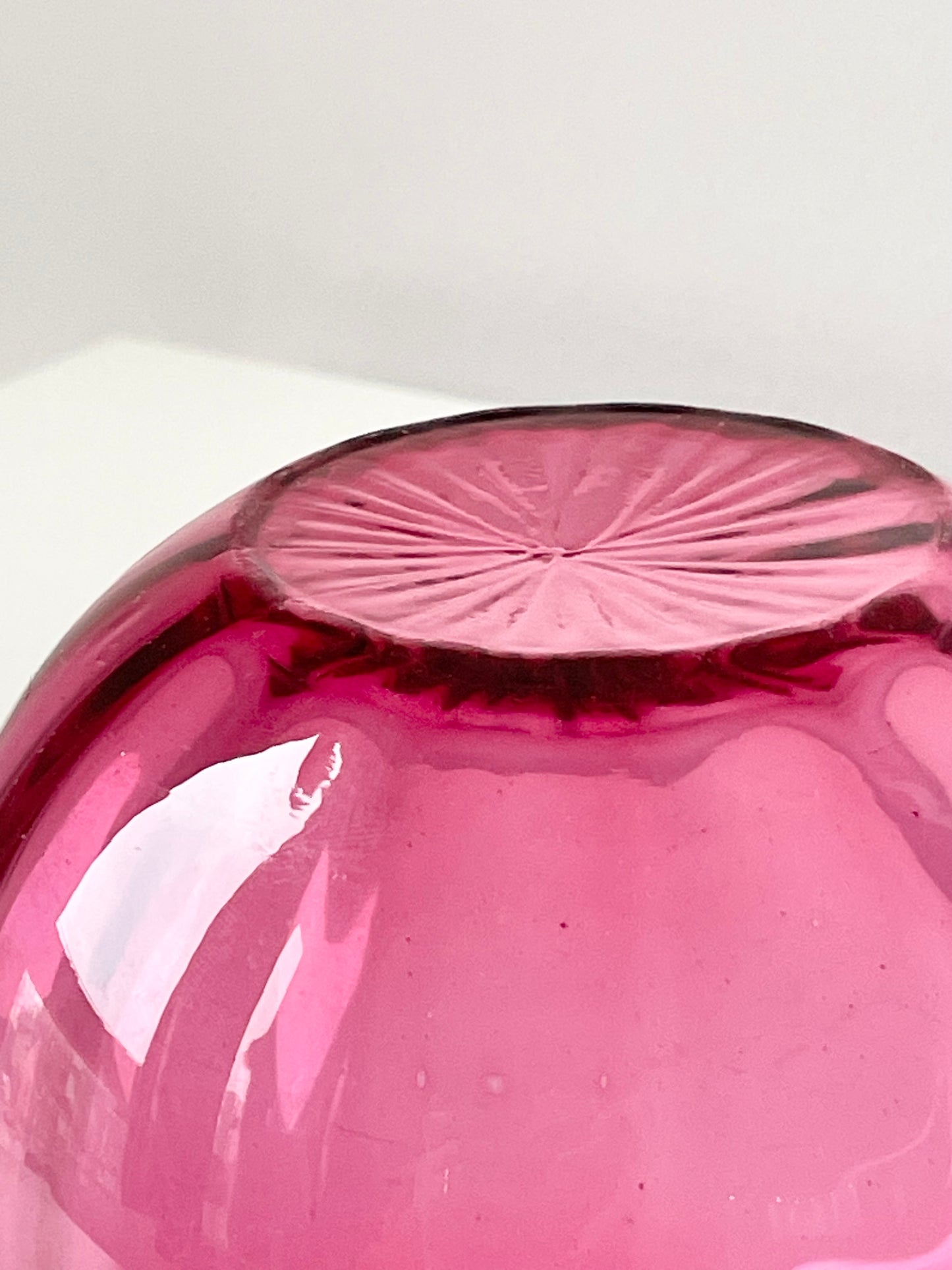 Glass Vase produced by Johannes Lorup manufactury