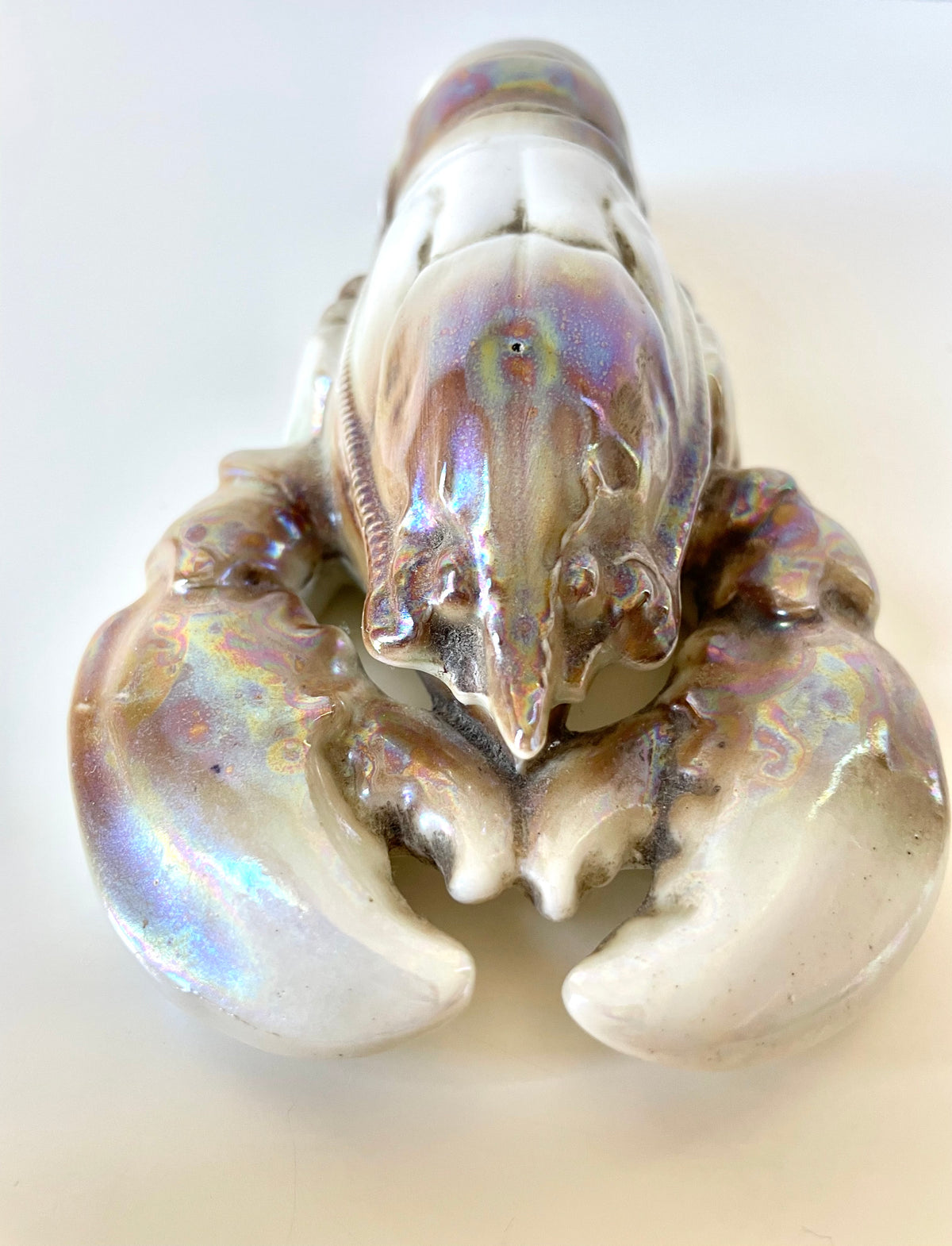 Butter or caviar porcelain lobster-shaped box