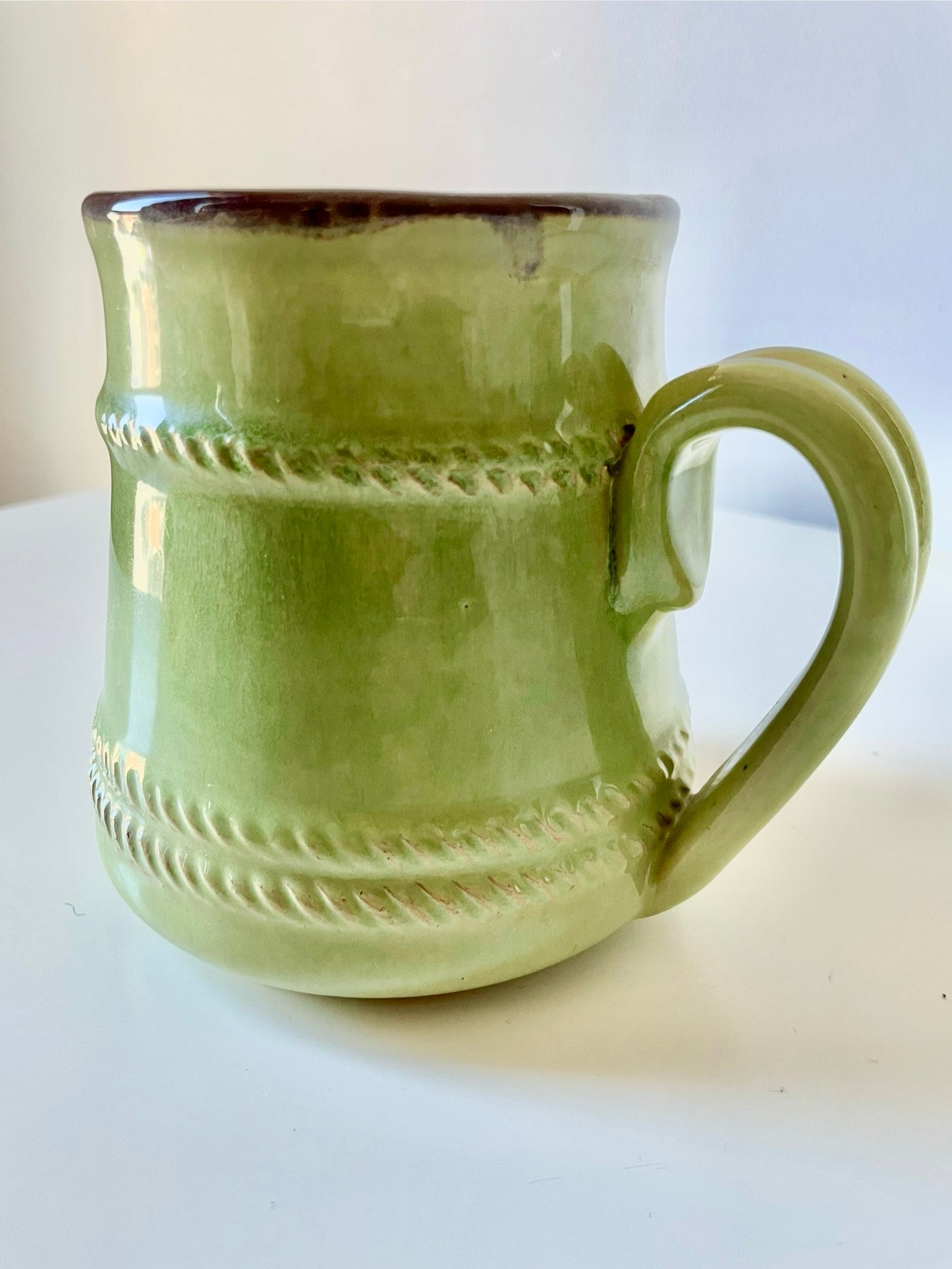 Beautiful Estonian ceramic beer mug