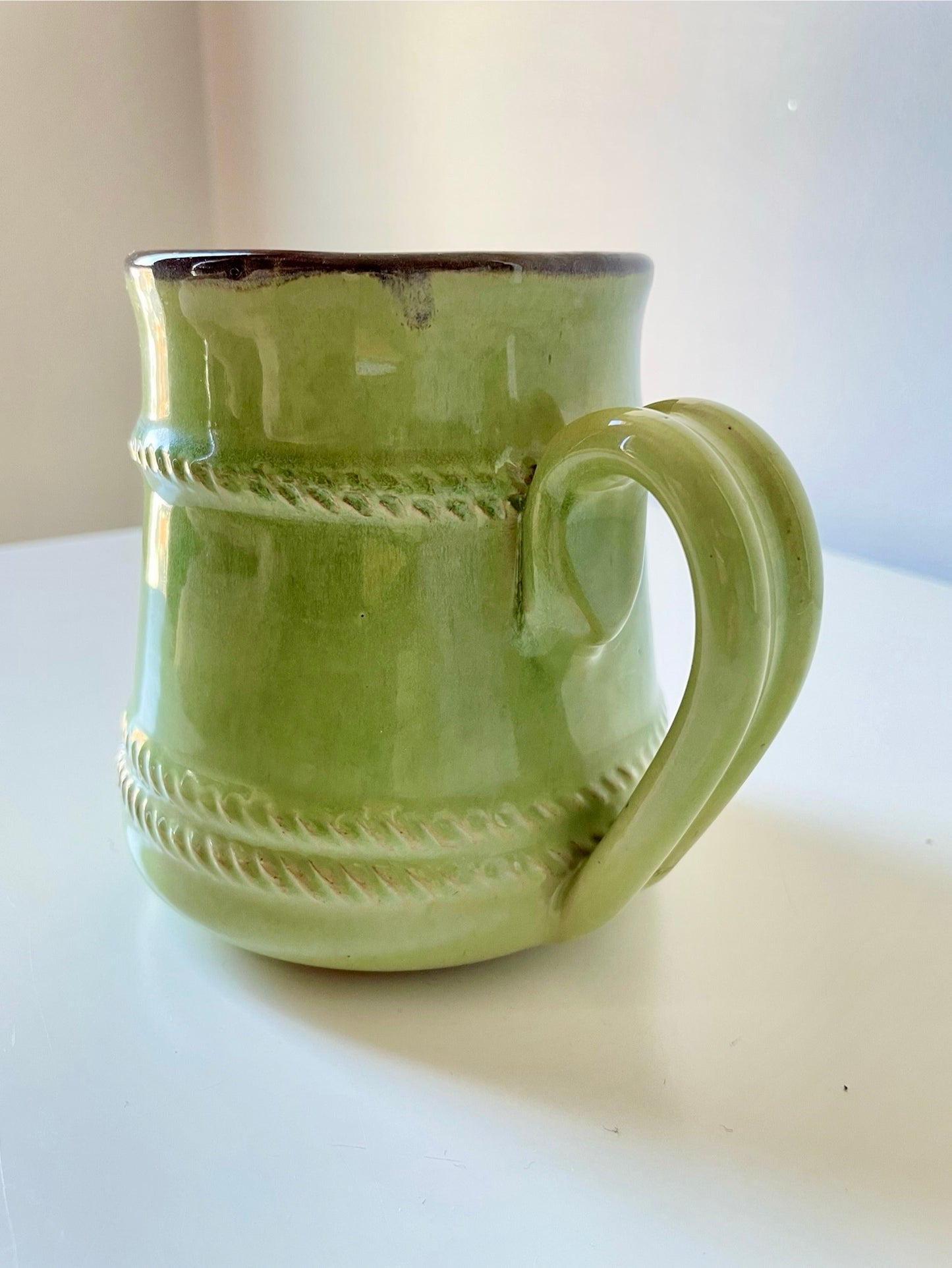 Beautiful Estonian ceramic beer mug