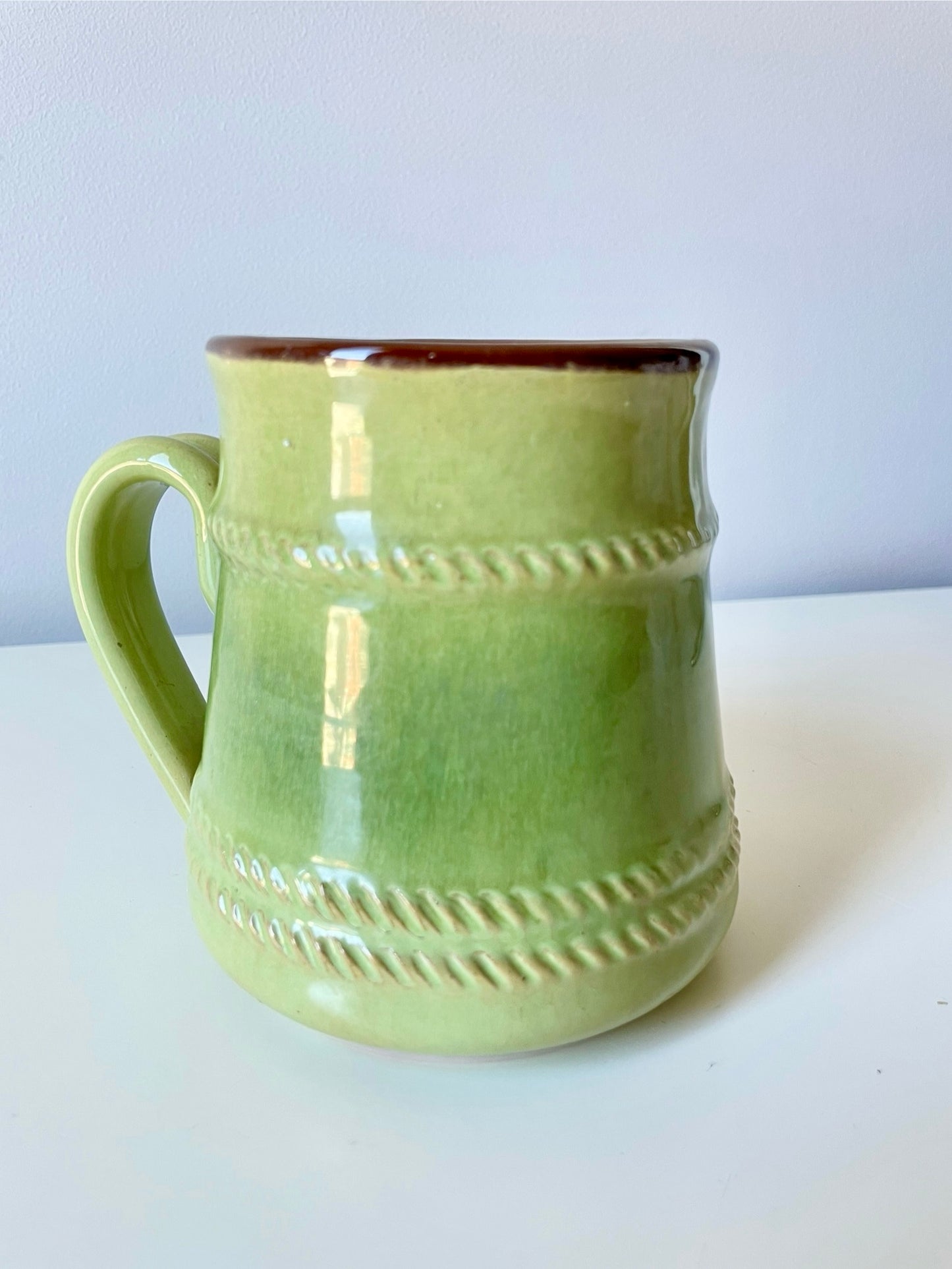 Beautiful Estonian ceramic beer mug