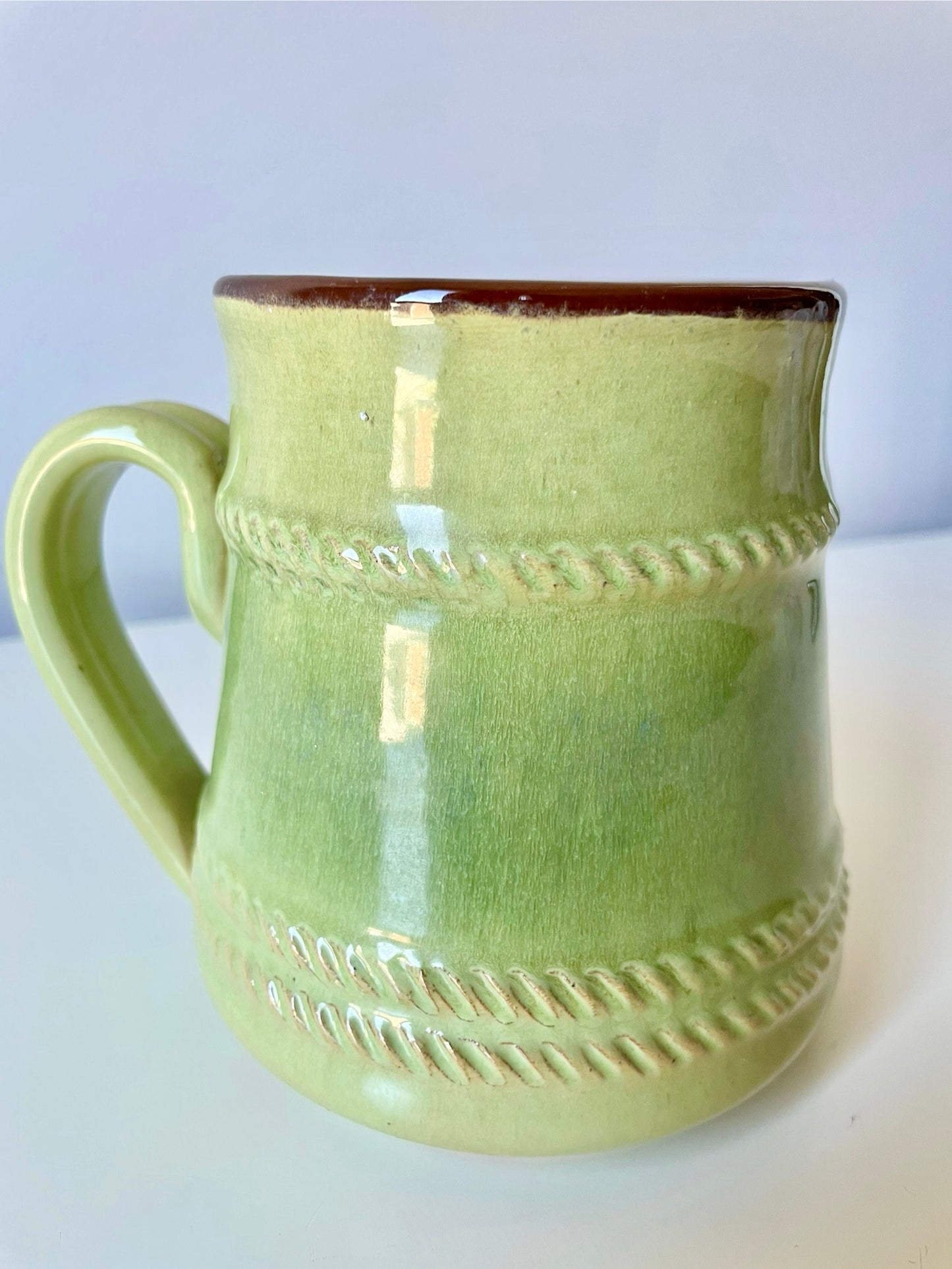 Beautiful Estonian ceramic beer mug