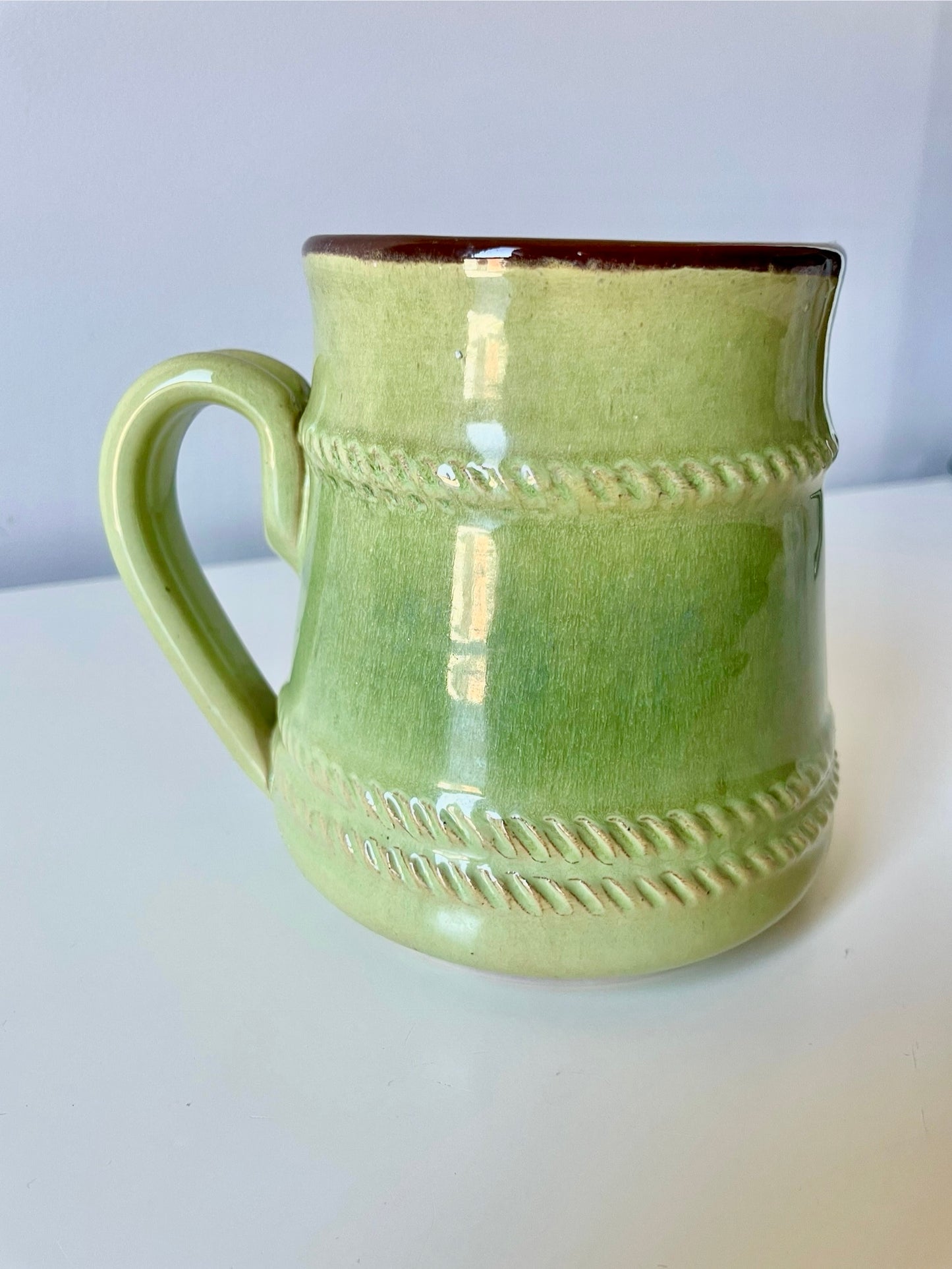 Beautiful Estonian ceramic beer mug