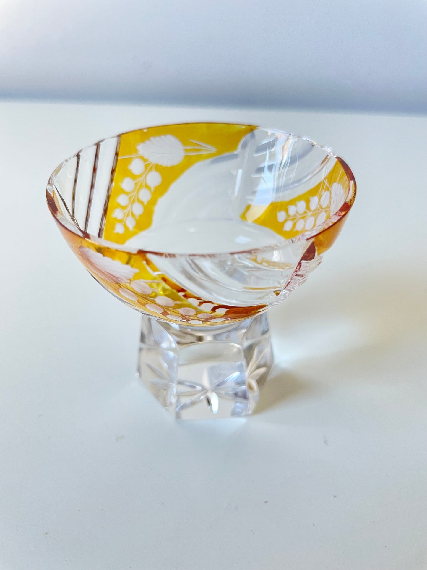 Lorup liqueur glass with etching