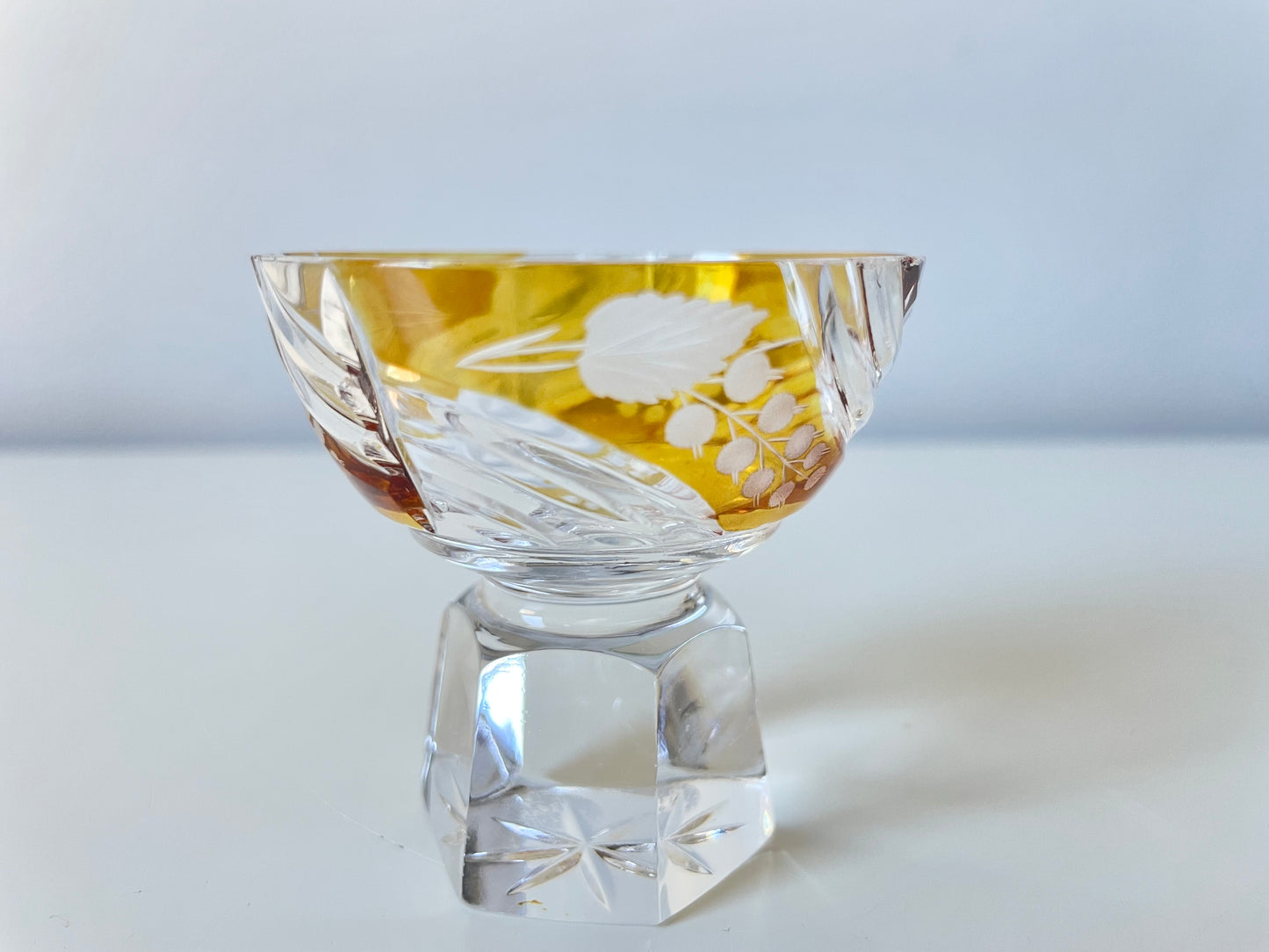 Lorup liqueur glass with etching