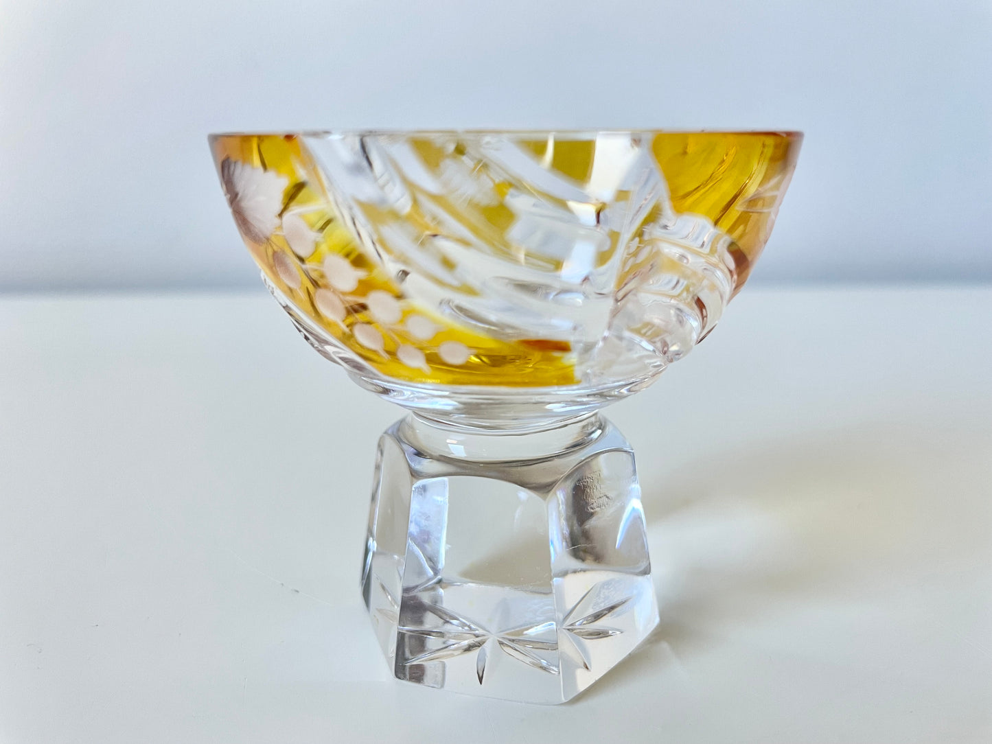 Lorup liqueur glass with etching