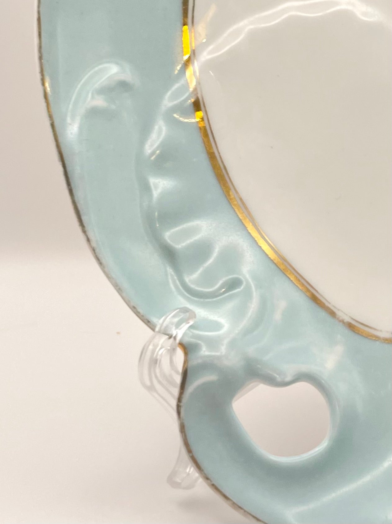 Figural tsarist era plate by M.S. Kuznetsov