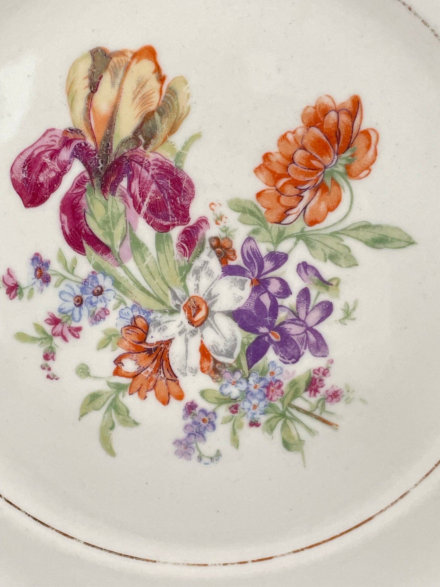 Majestically big plate produced by Riga Porcelain Factory