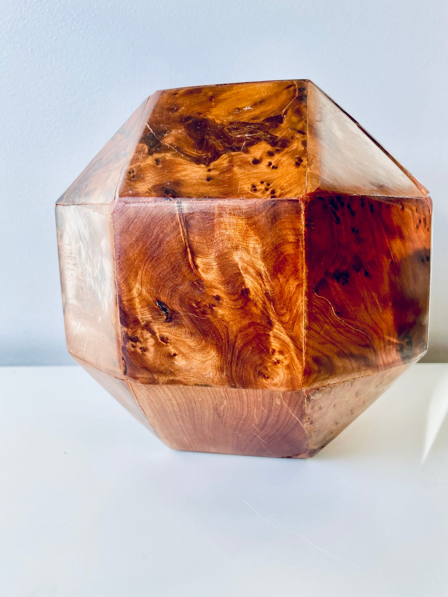 French burl wood box (1920-1949)