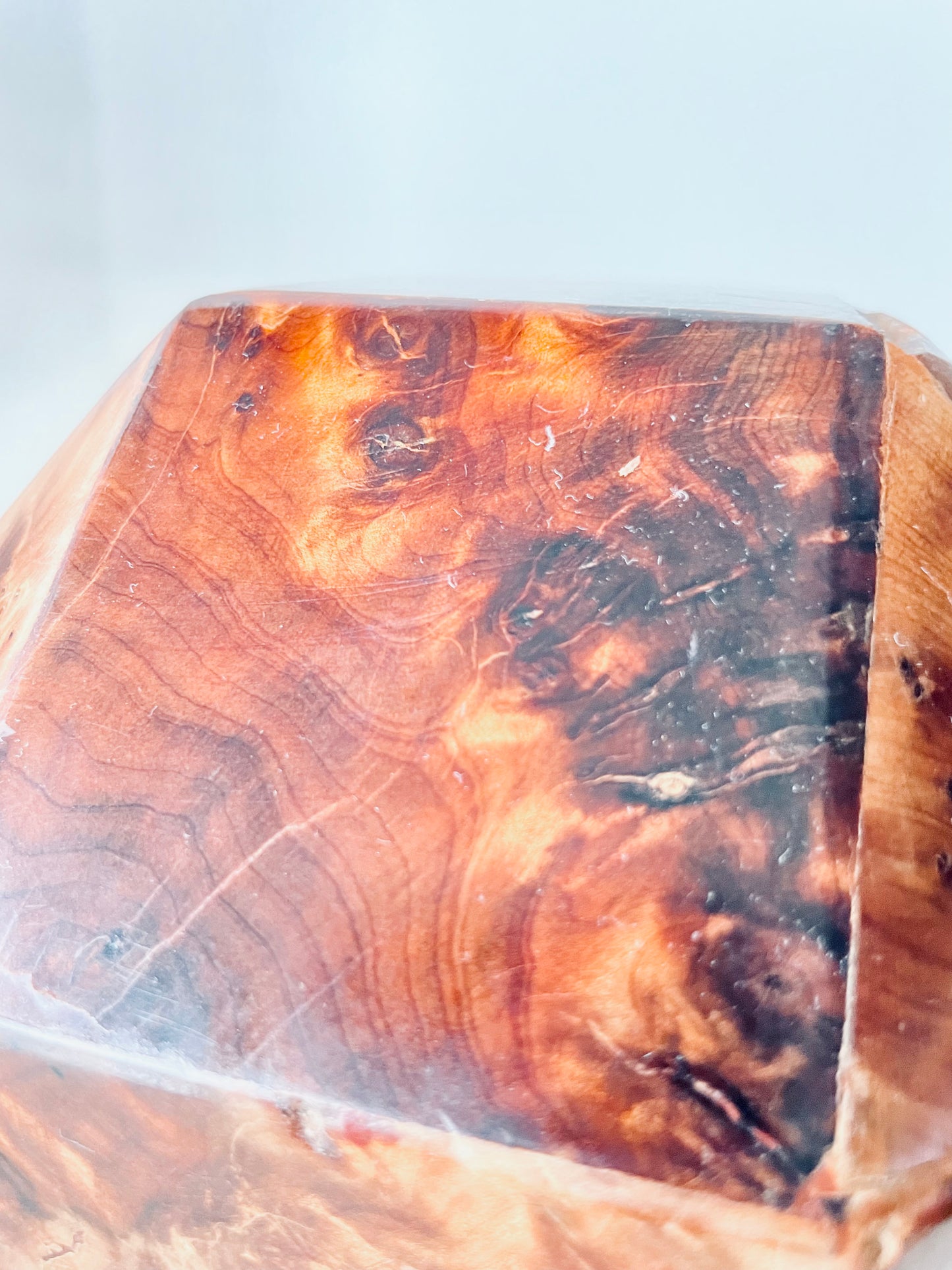 French burl wood box (1920-1949)