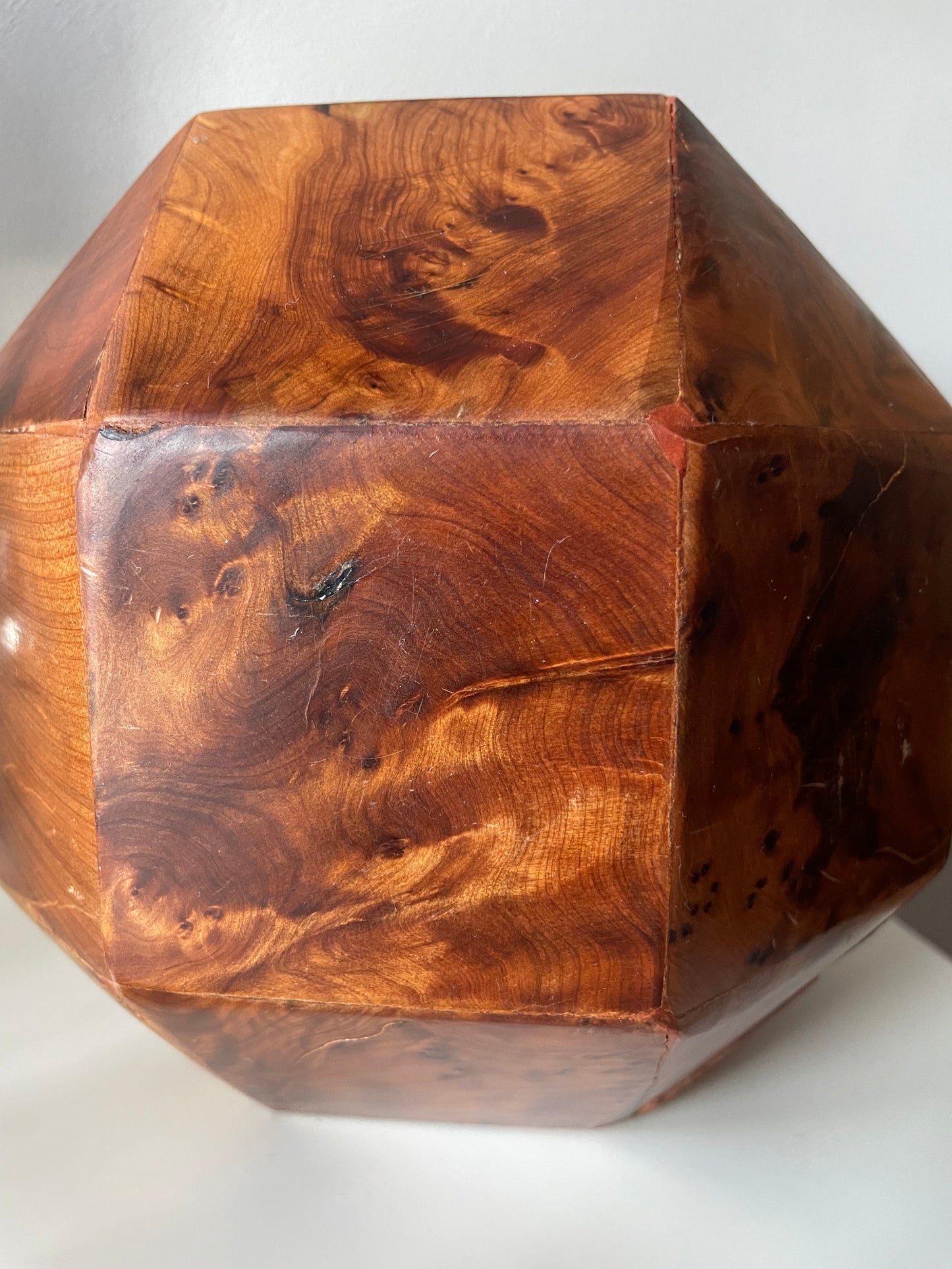 French burl wood box (1920-1949)