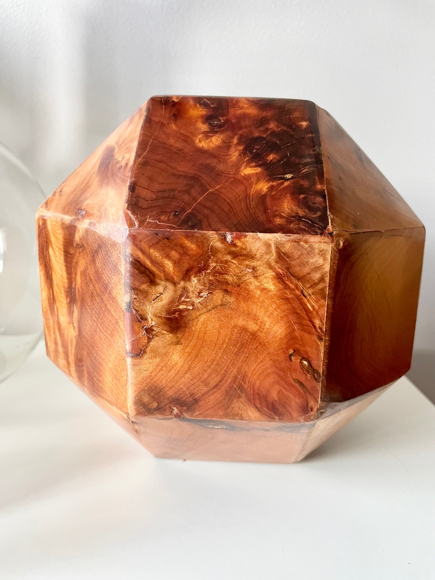 French burl wood box (1920-1949)