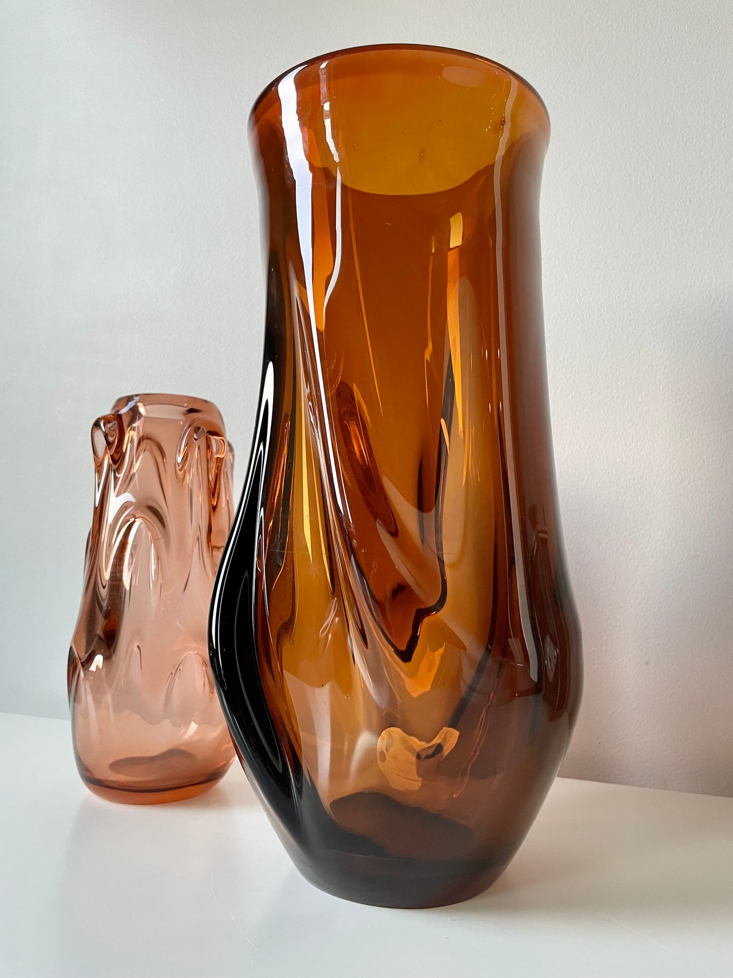 Vase produced by Tarbeklaas, model Rock