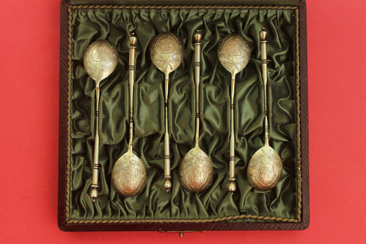 Russian Empire era silver spoons’ set