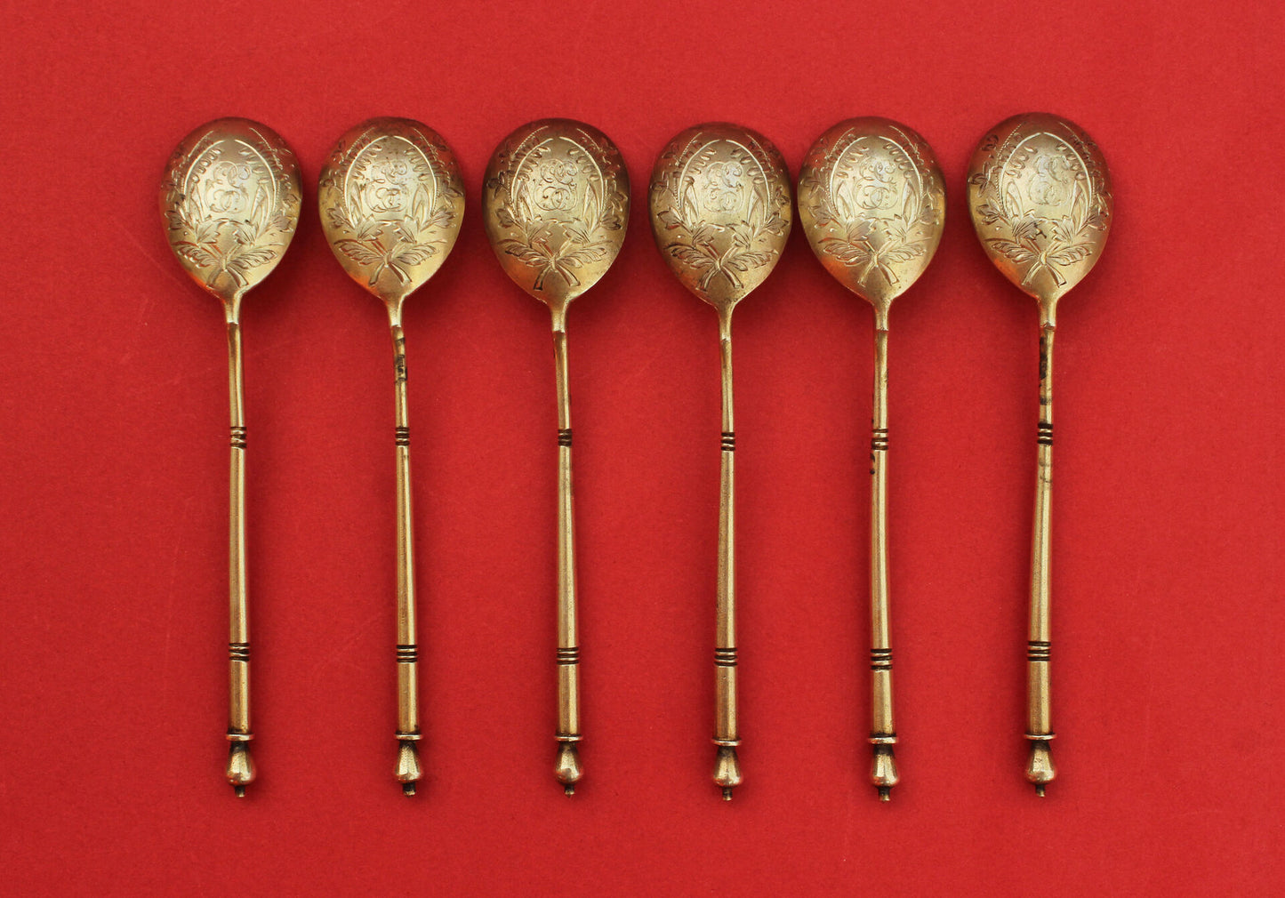 Russian Empire era silver spoons’ set