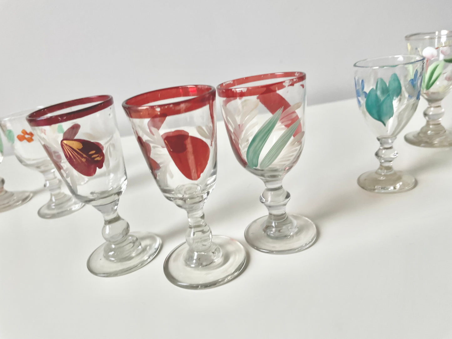 Imperial Russia’s vodka shot glasses (x7)