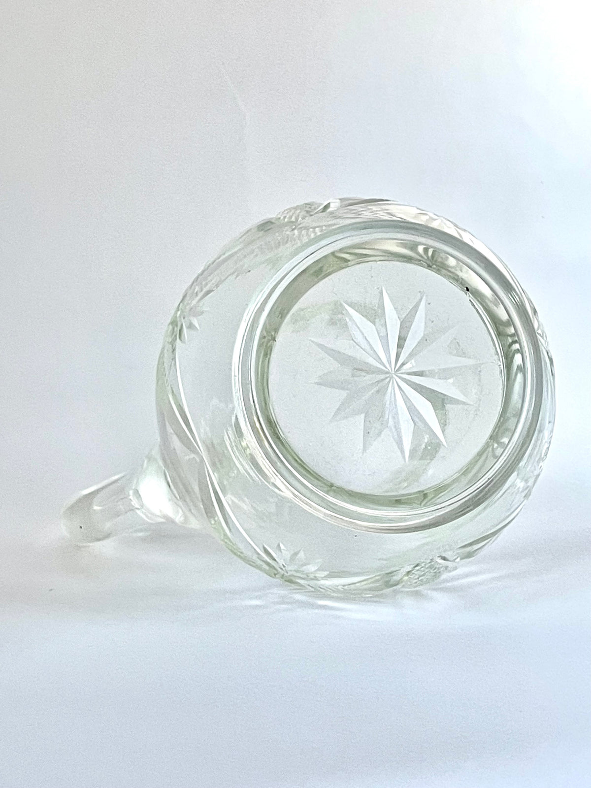 Early Soviets Milk Pitcher from Estoian Glass Factory "Tarbeklaas" designed by Helga Kõrge