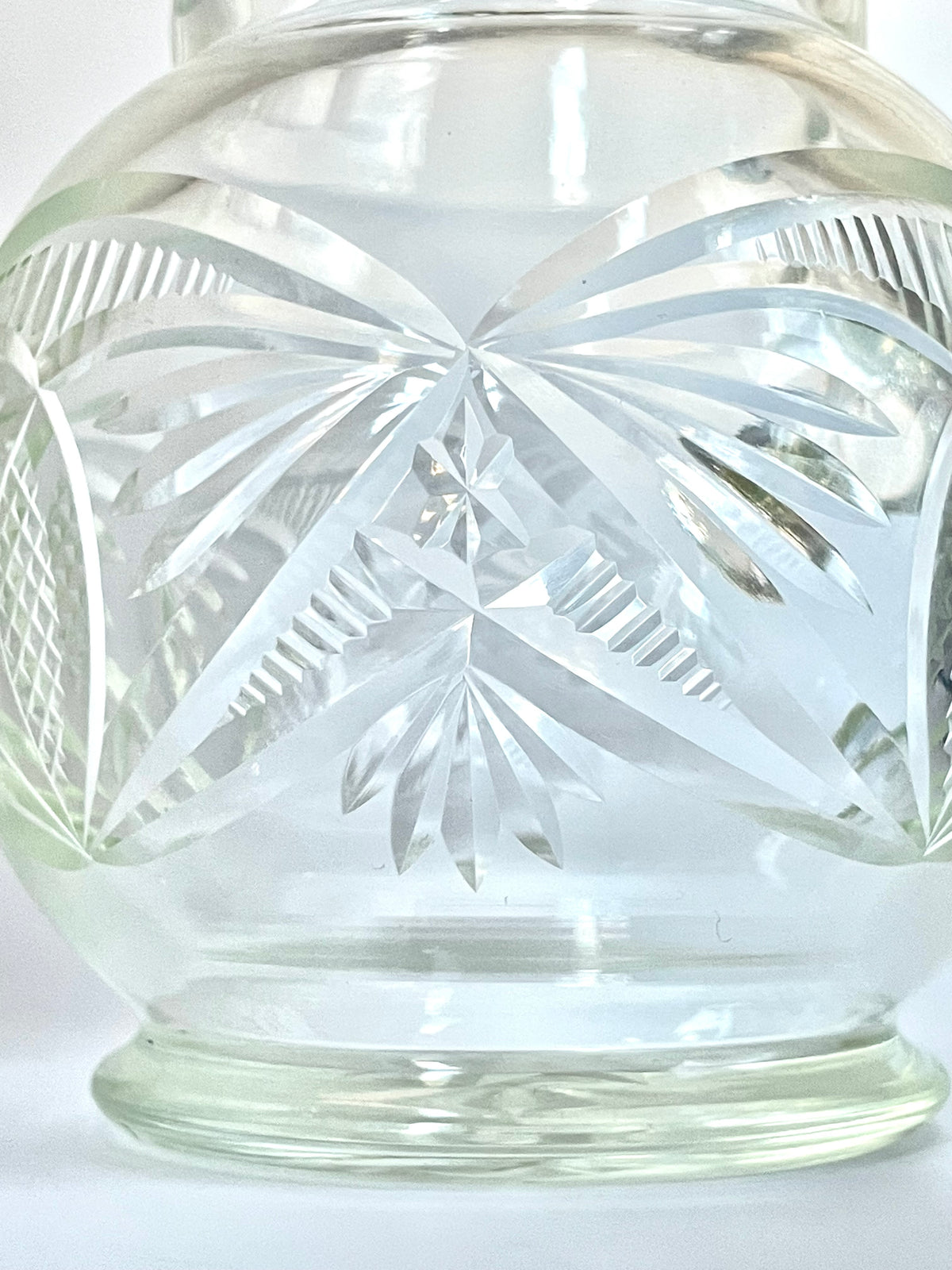 Early Soviets Milk Pitcher from Estoian Glass Factory "Tarbeklaas" designed by Helga Kõrge