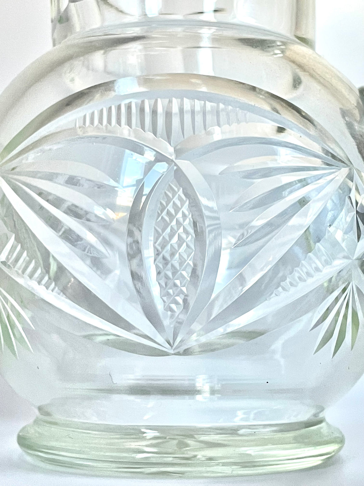 Early Soviets Milk Pitcher from Estoian Glass Factory "Tarbeklaas" designed by Helga Kõrge